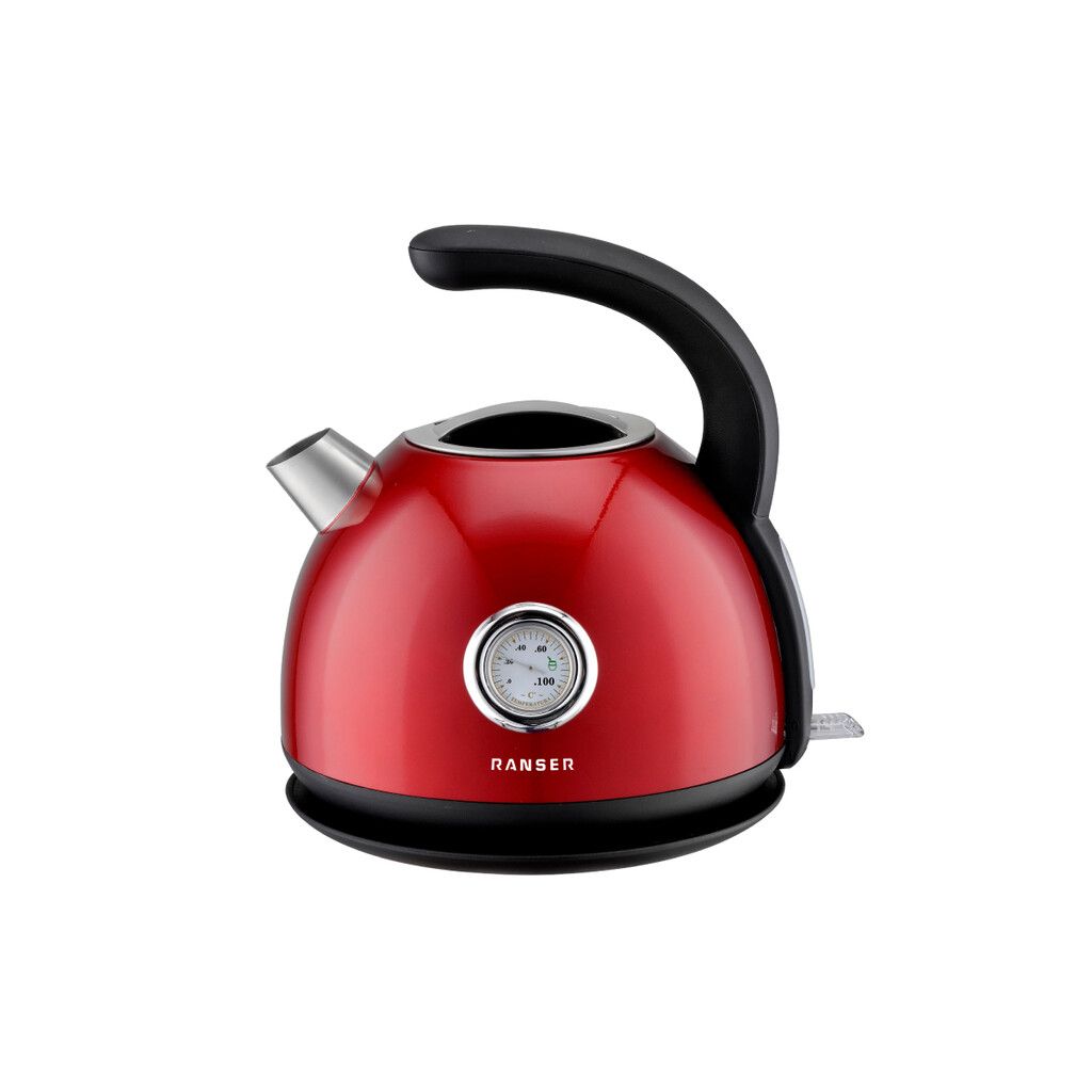 Pava Eléctrica Ranser NONNA HHB-1782BR 1,7L Roja Vintage Retro