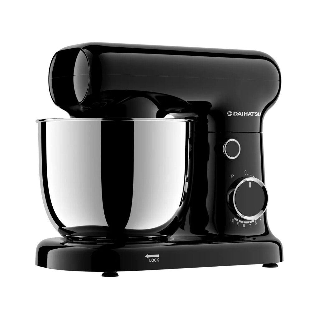 Batidora Planetaria Daihatsu WAKUSEI PM-11075 bowl de acero inoxidable 3lts 1100w Negro