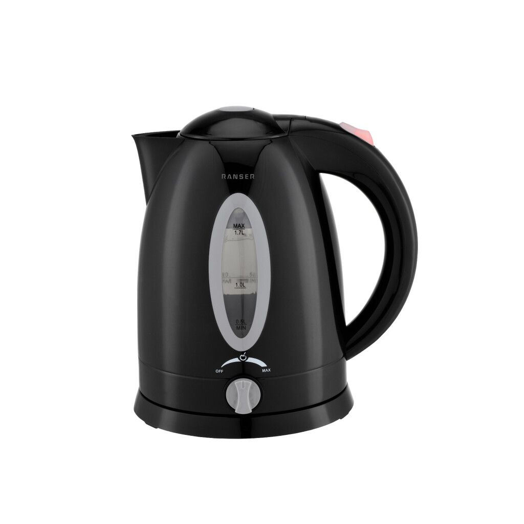 Pava Eléctrica Ranser AMICI HHB-8706B 1,7 lts. Color Negro