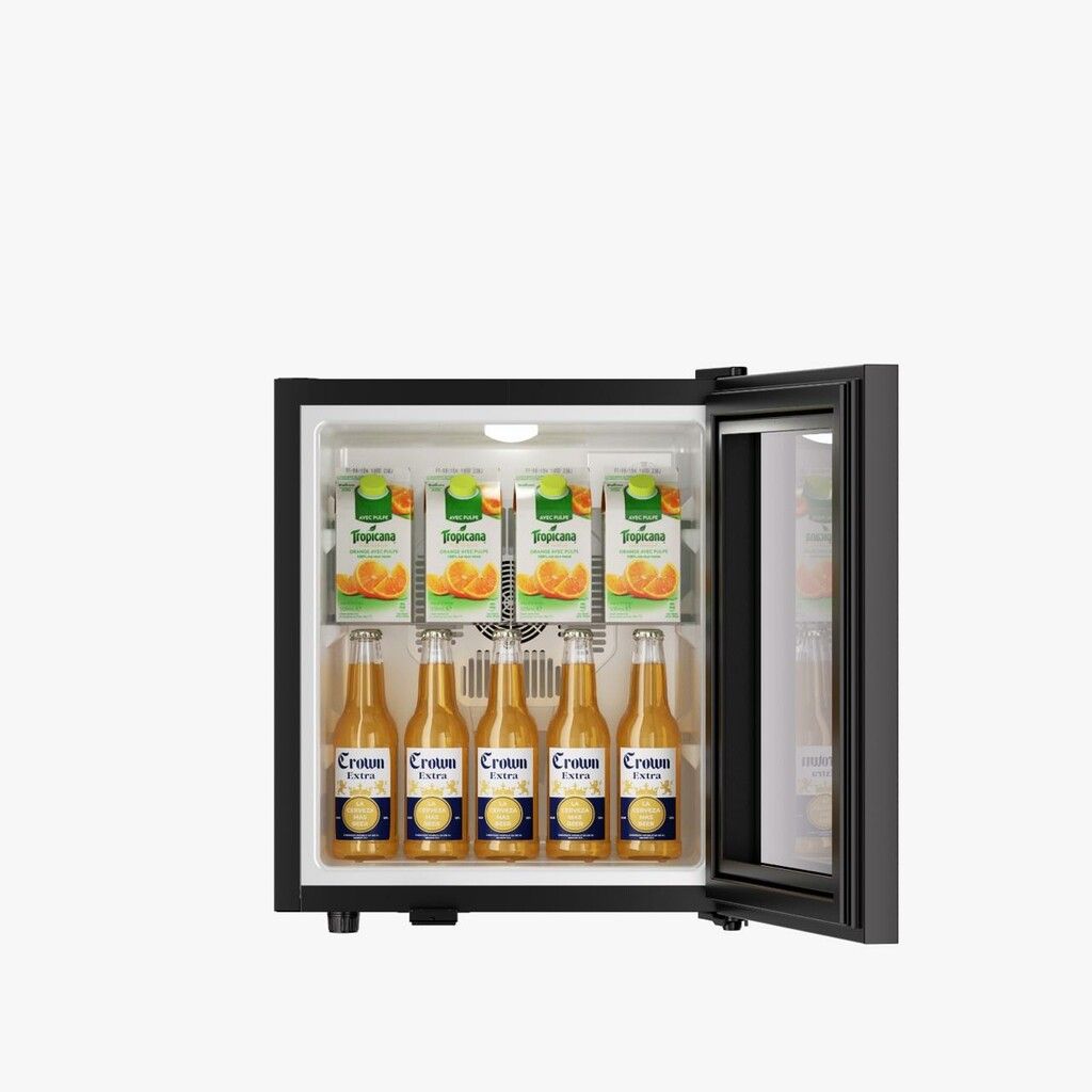 Heladera Exhibidora Bajo Mesada Termoeléctrica 38 Lts RANSER CW-52A 3°C a 20°C Negro