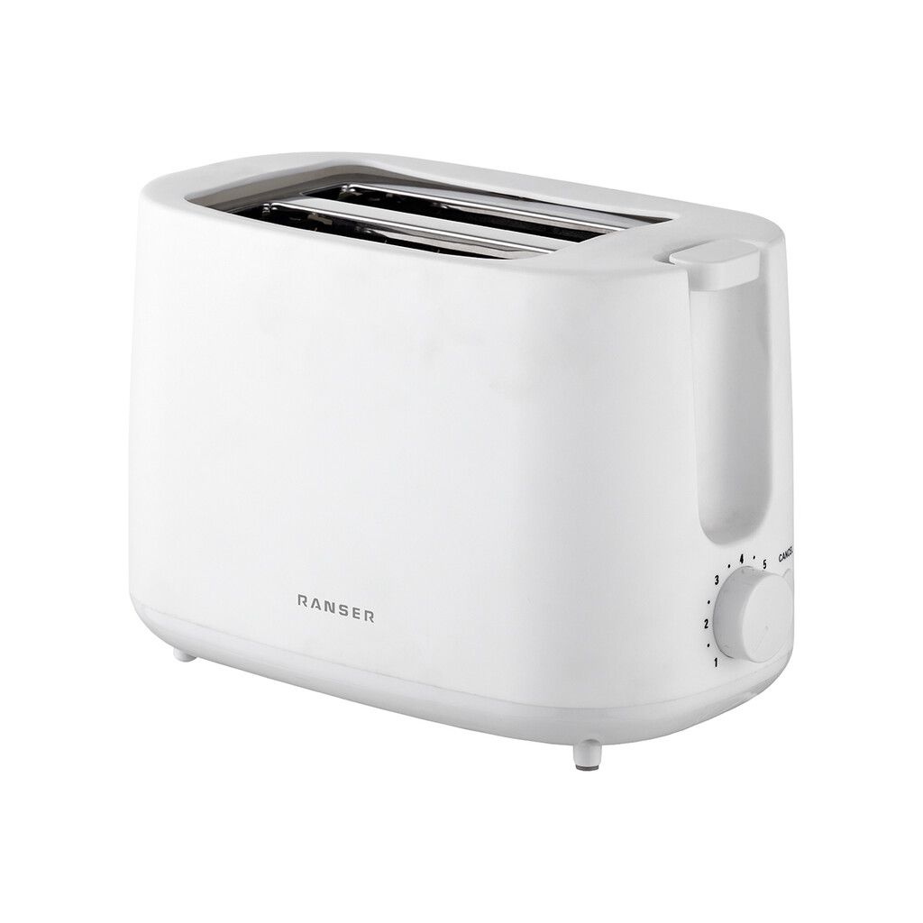 Tostadora 2 Rebanadas Ranser AREZZO BT-1200 750 Watts 7 Niveles Blanco