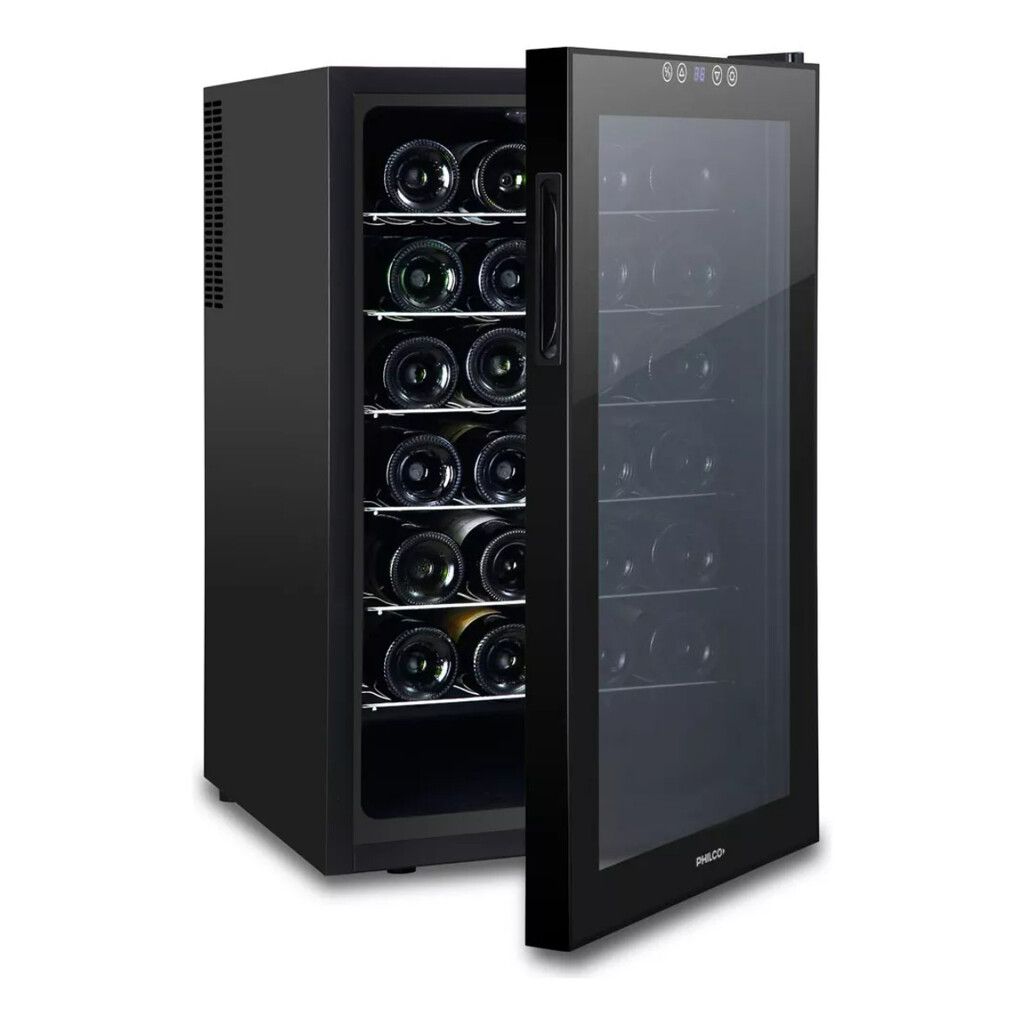 Cava De Vino TermoeléCtrica 28 Botellas Philco Phcav028n Negro