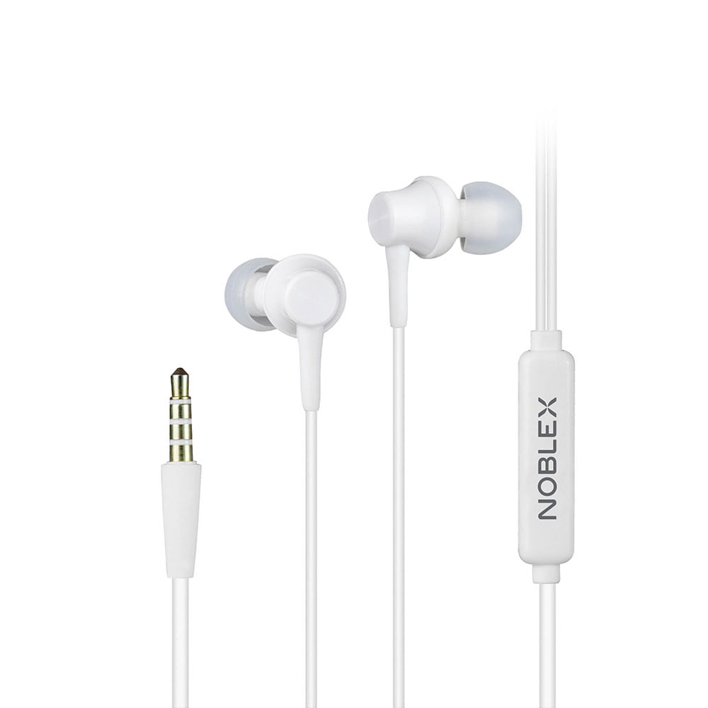 Auricular In Ear Mini Plug Noblex Hp05w Blanco