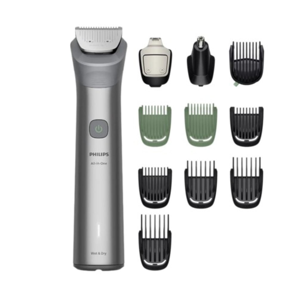 Recortadora Inalámbrica 11 En 1 Philips All In One Mg5923/15 Plateado