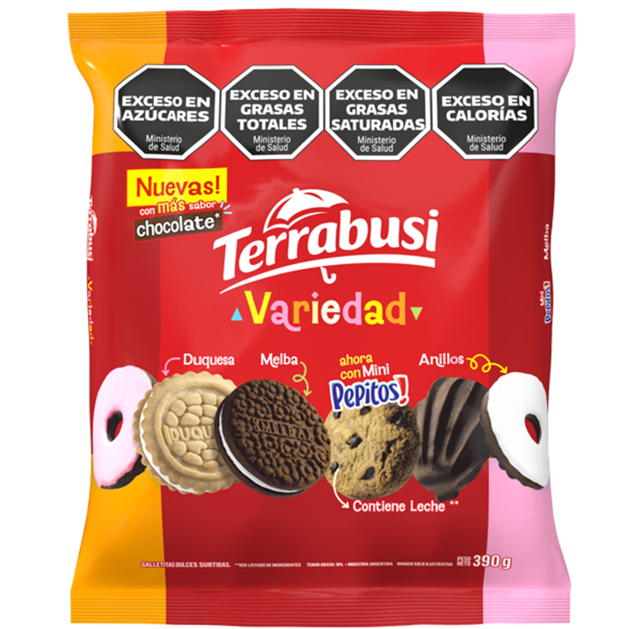 Galletitas Dulces Terrabusi Variedad 390 G