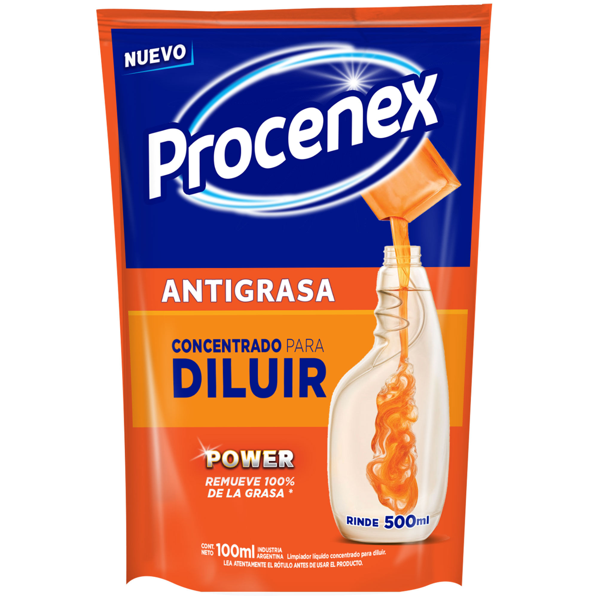 Limpiador concentrado antigrasa Procenex 100 ml