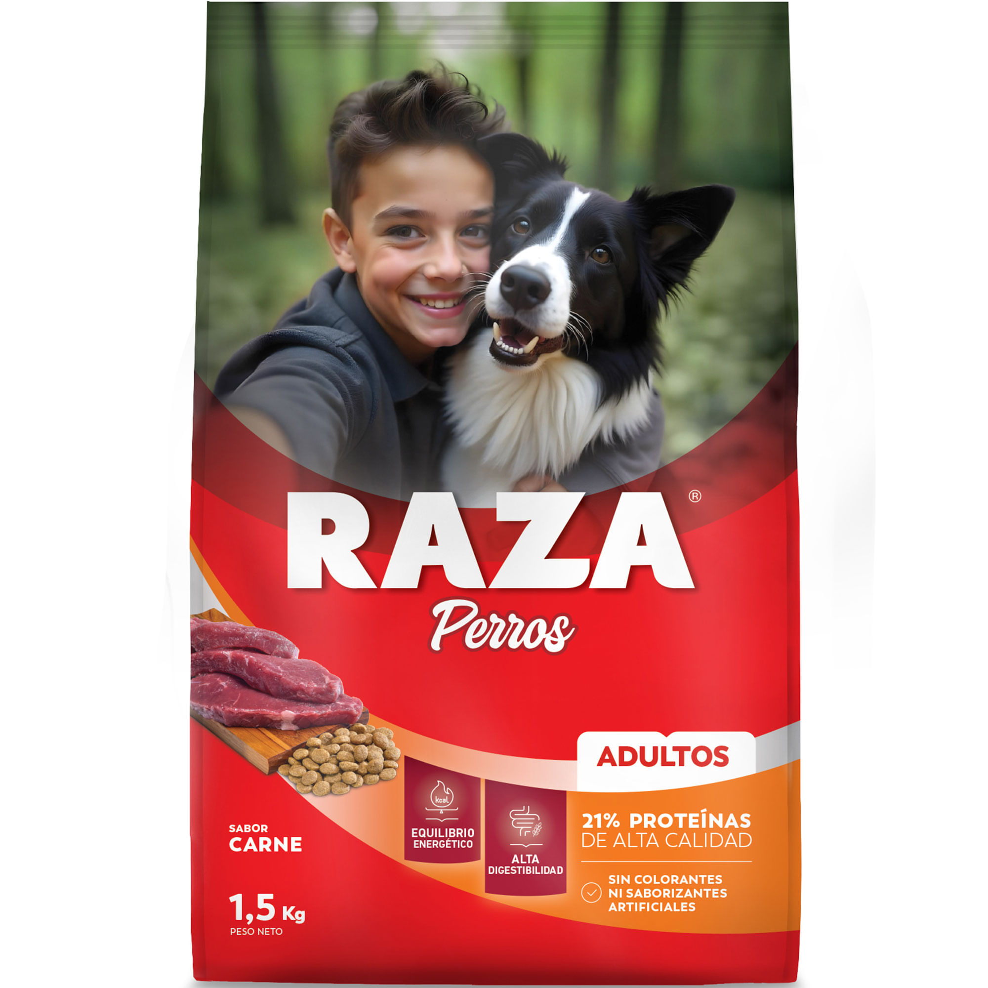 Alimento Para Perro Raza Adulto Carne 1.5 Kg