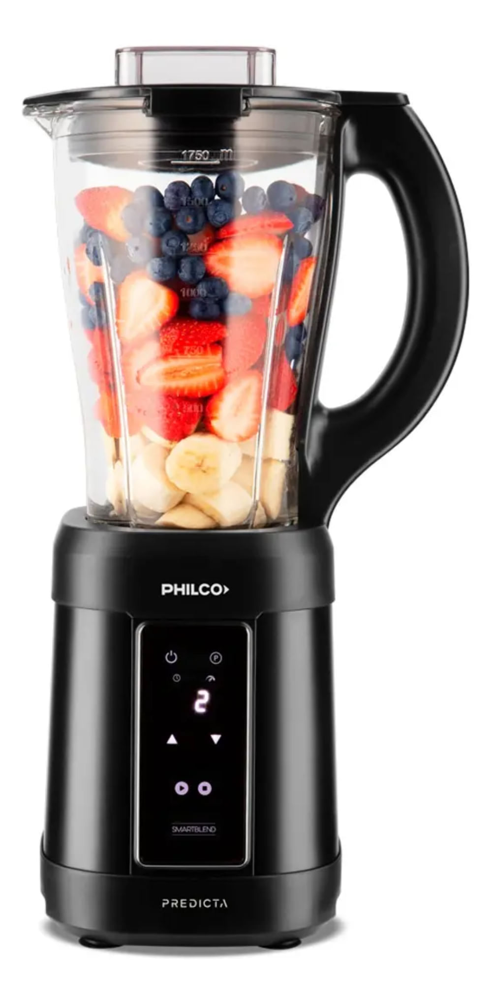 Licuadora De Vaso Philco 1.75l 600w Negro Lv24b3php