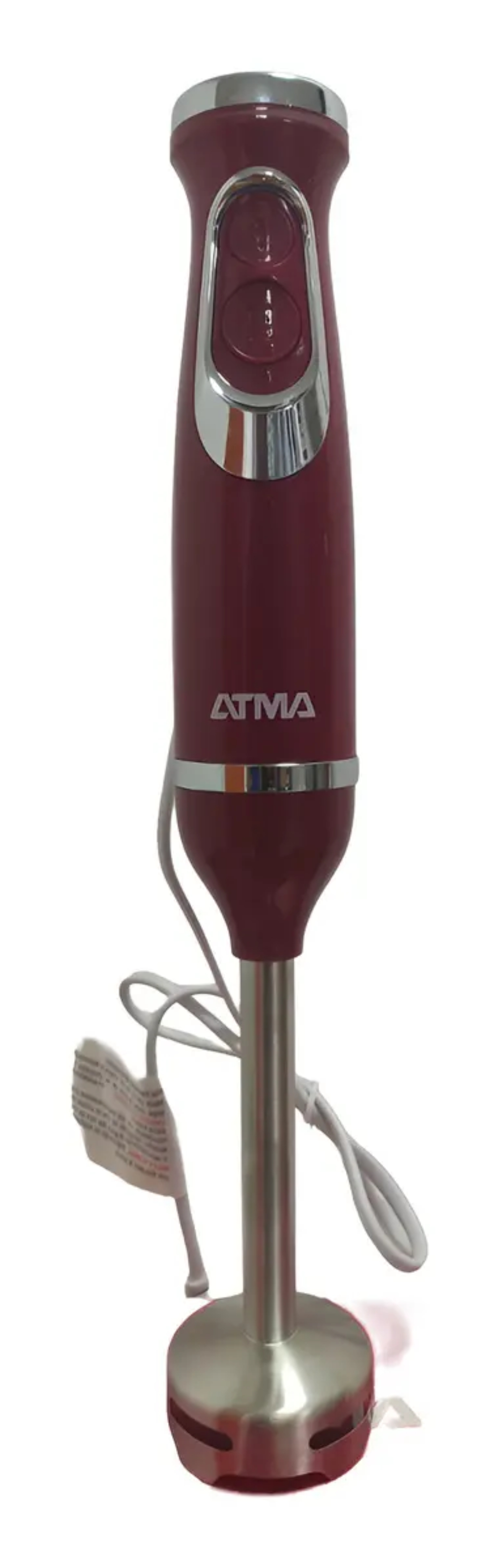 Licuadora De Mano Con Batidor Atma Rojo 600w Lmat8527rp