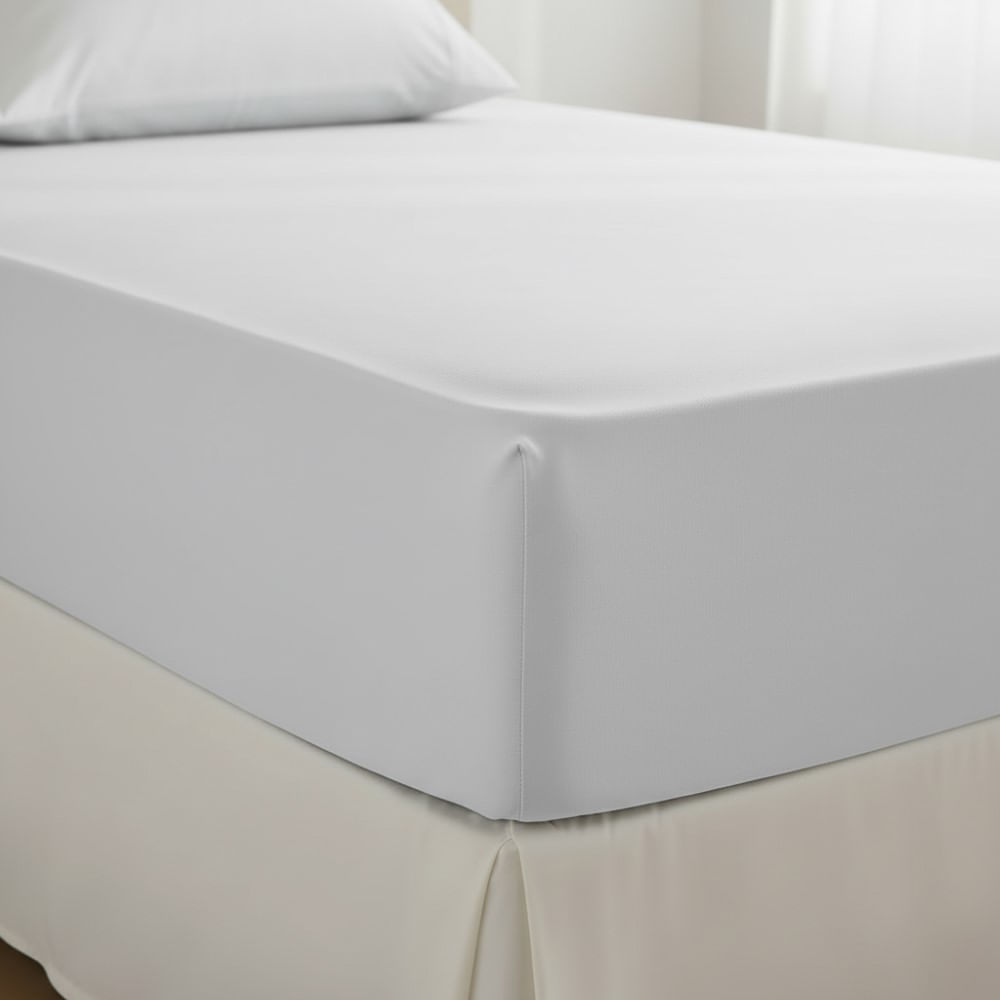 Sábana ajustable Tex bio 126 hilos 90x190 blanco