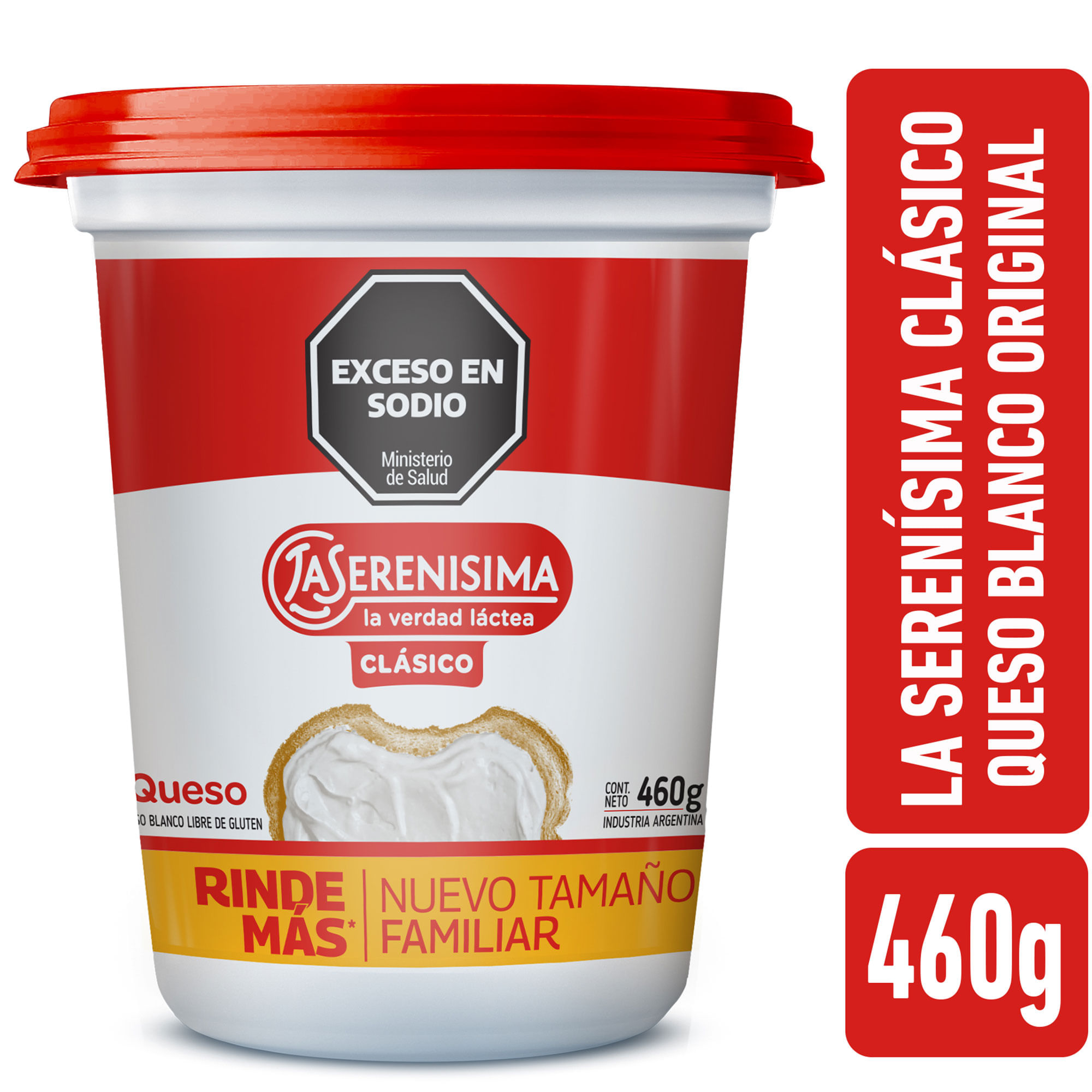 Queso Blanco La Serenísima Clásico Original 460 G