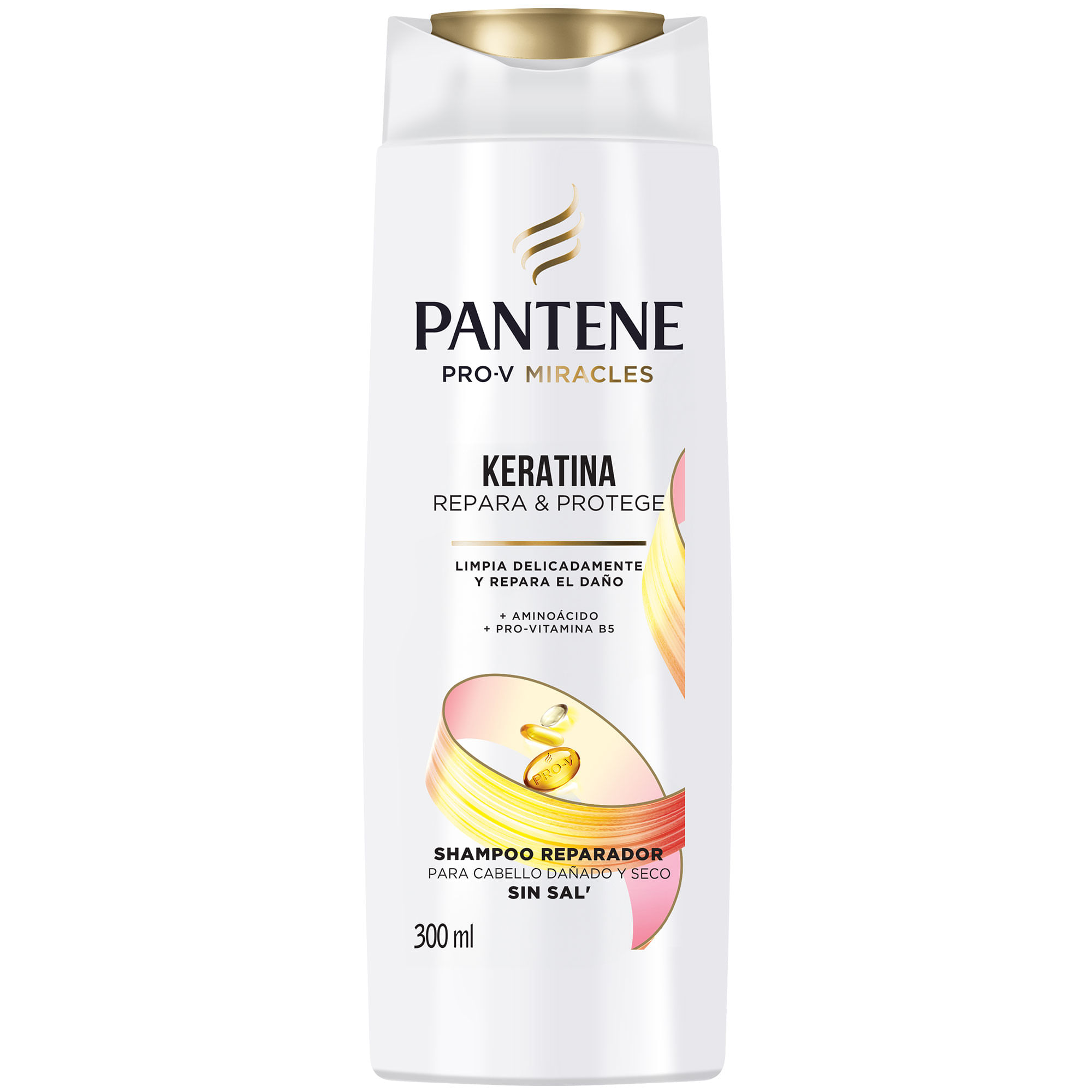Shampoo Pantene Con Keratina 300 Ml