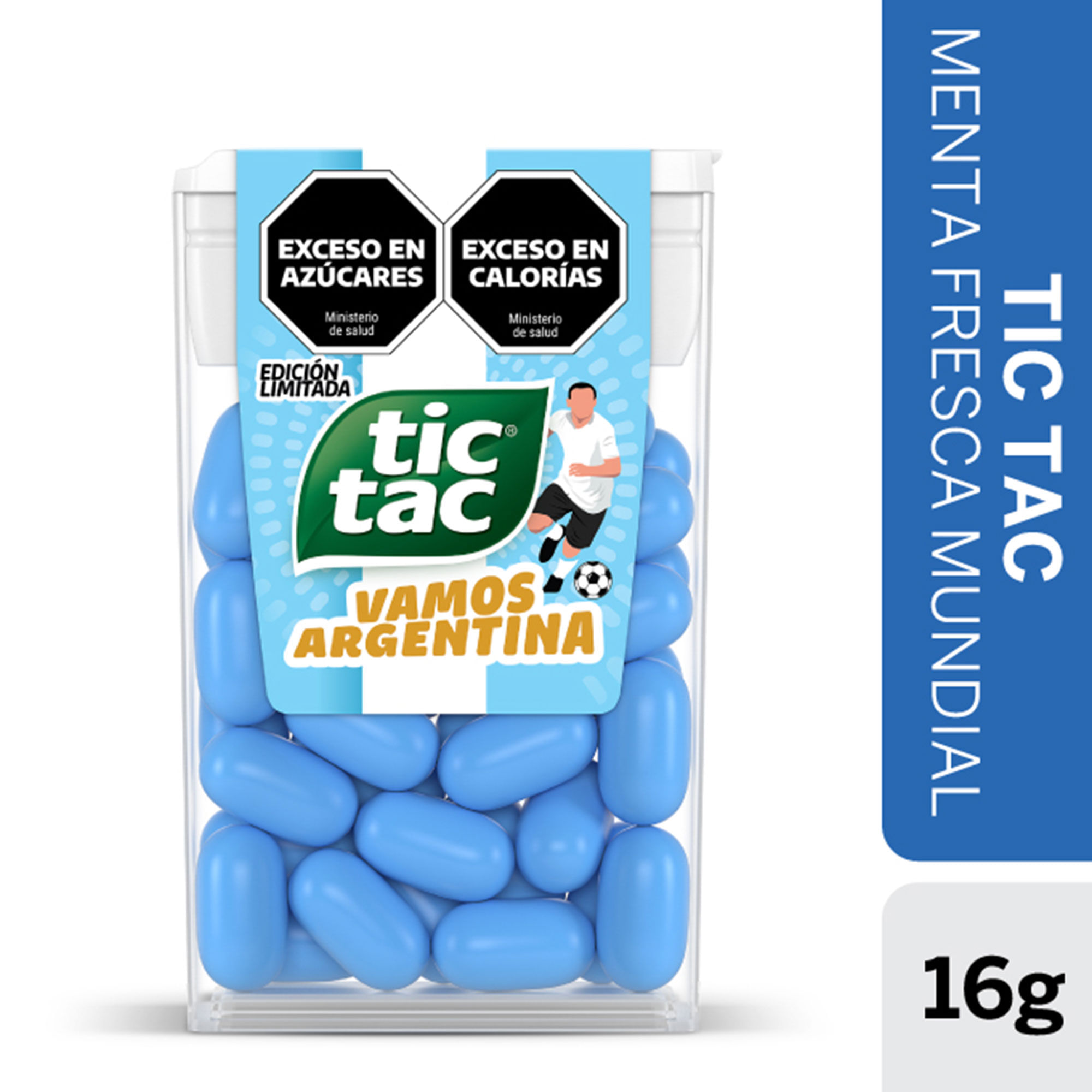 Pastillas Tic Tac sabor menta fresca 16 g.