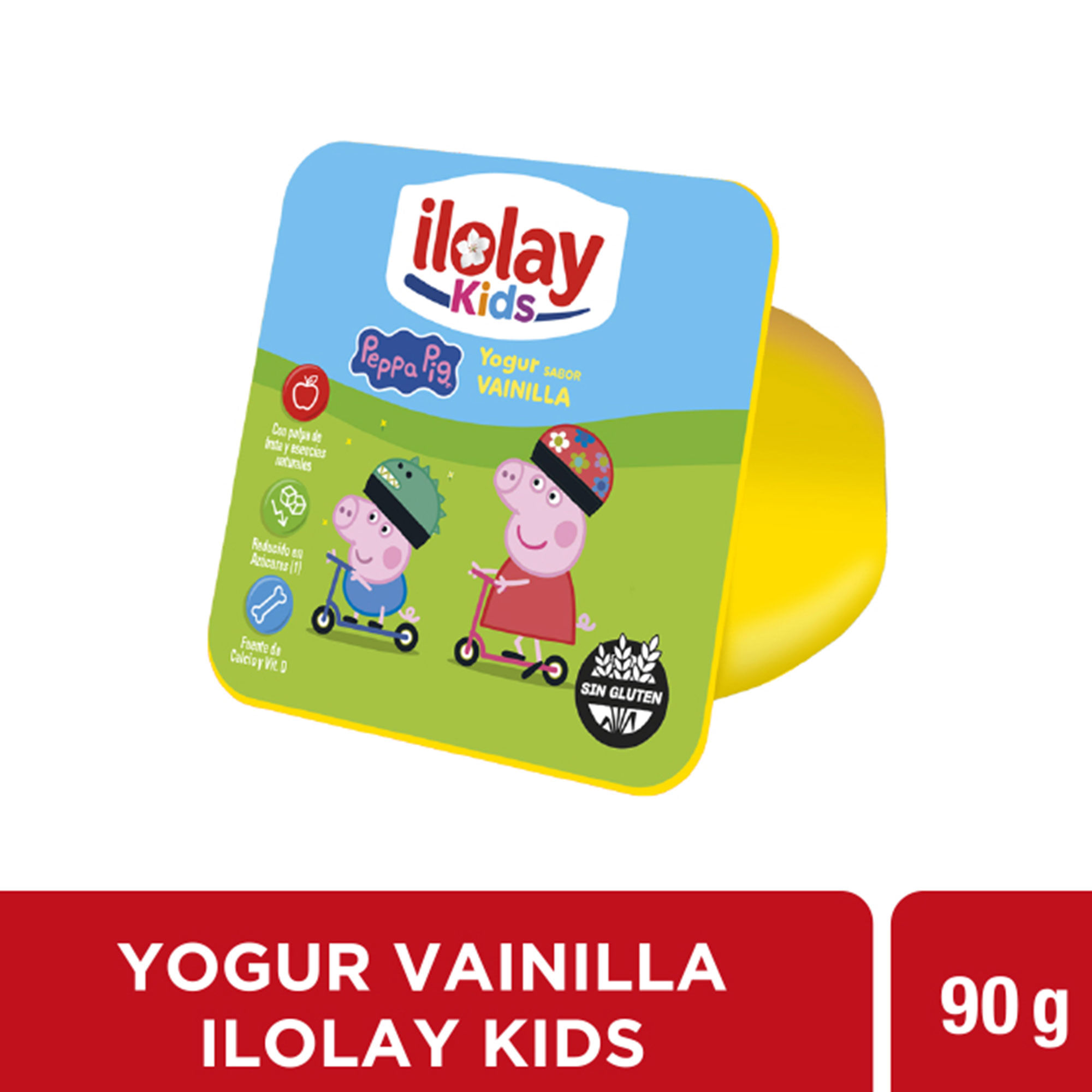 Yogur batido Ilolay Kids de vainilla 90 grs