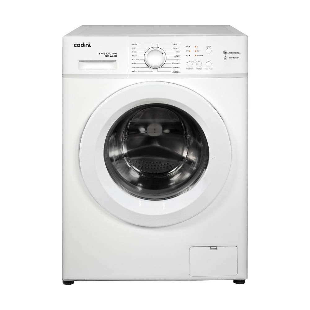 Lavarropas AutomáTico Codini Inverter Carga Fronta 6 Kg Blanco