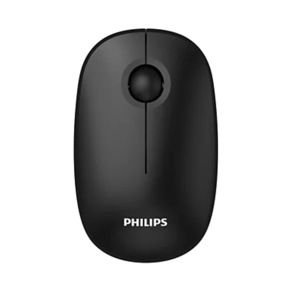 Mouse Inalámbrico Philips serie 3000 1600dpi negro
