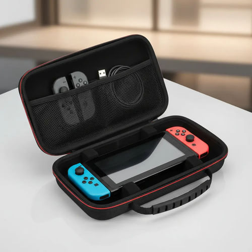 Estuche De Transporte Dehuka Compatible Con Nintendo Switch 2 | Eva Resistente | Ligero Y Compacto Negro