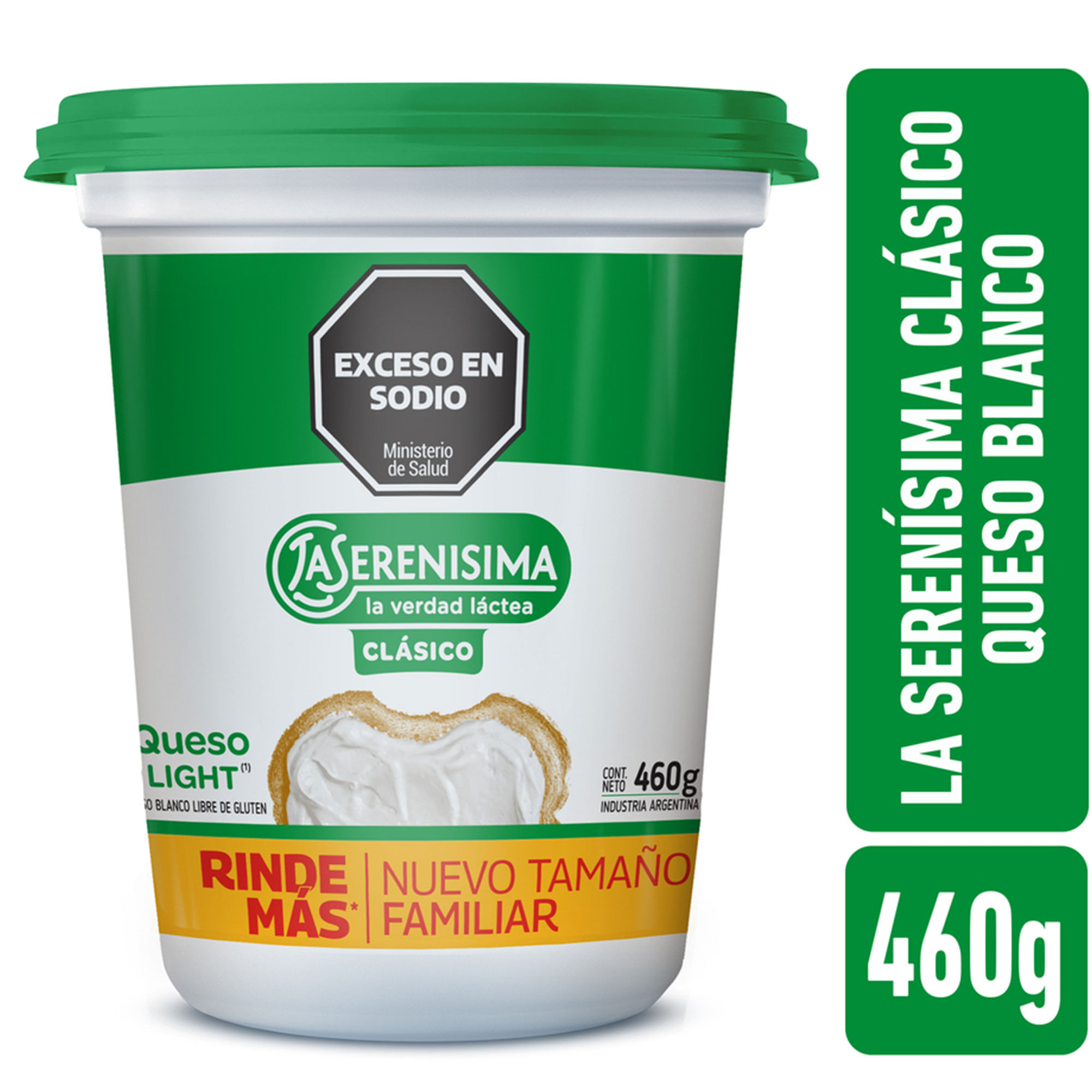 Queso Blanco La Serenísima Clásico 460 G