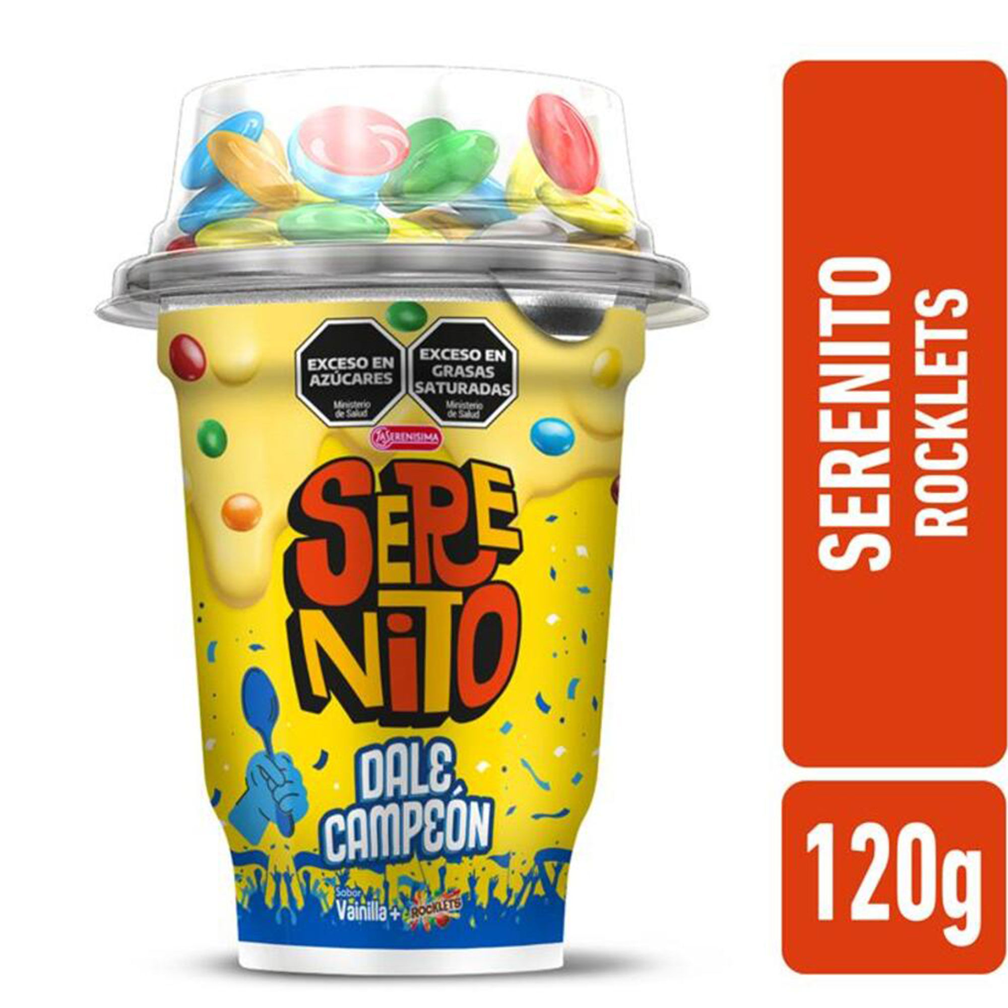 Postre Serenito Con Rocklets Vainilla 120 G