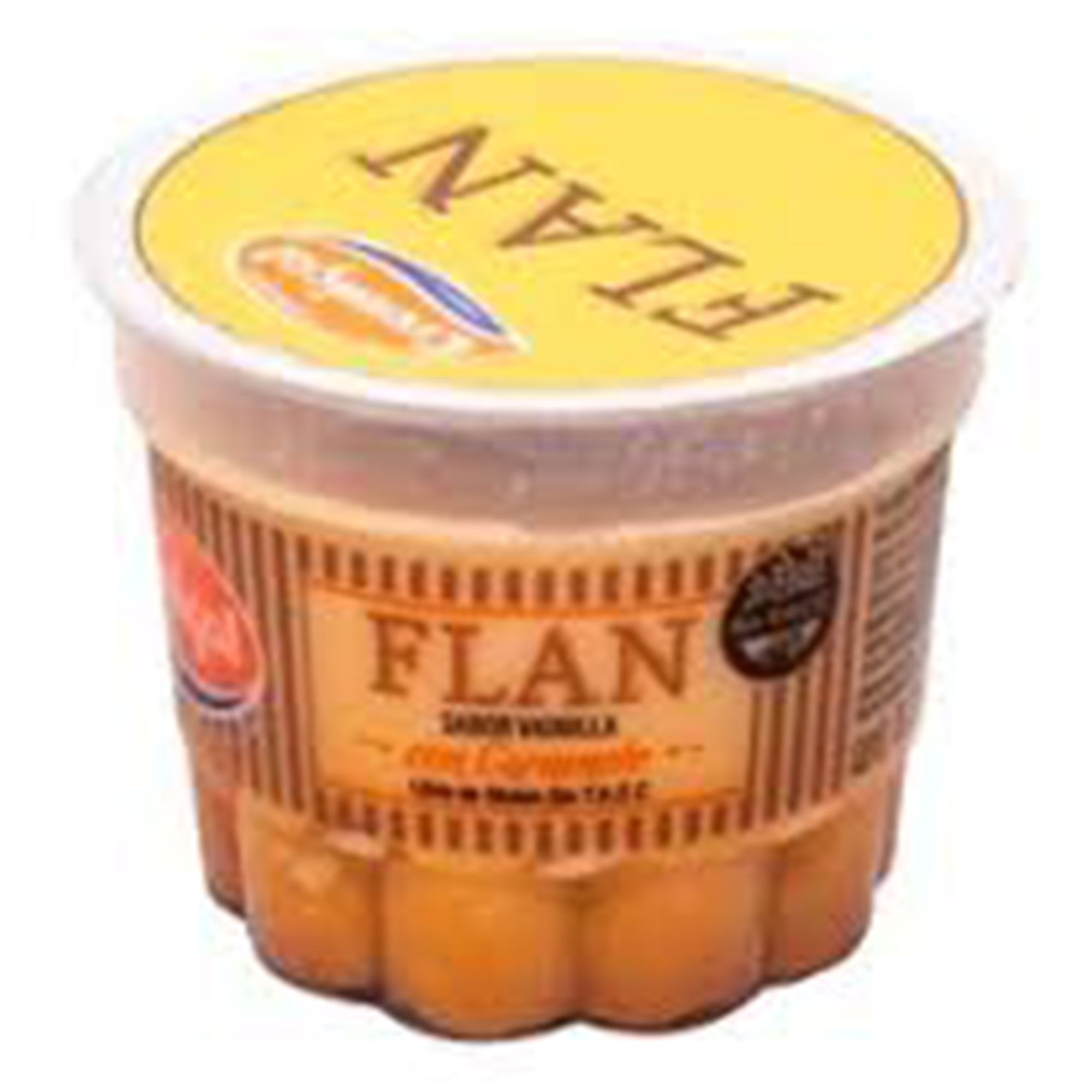Flan de vainilla con caramelo Cremigal en pote 120 grs
