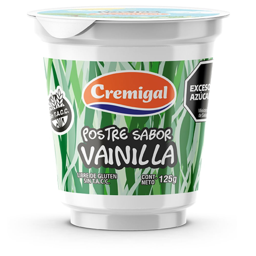 Postre de vainilla Cremigal en pote 120 grs