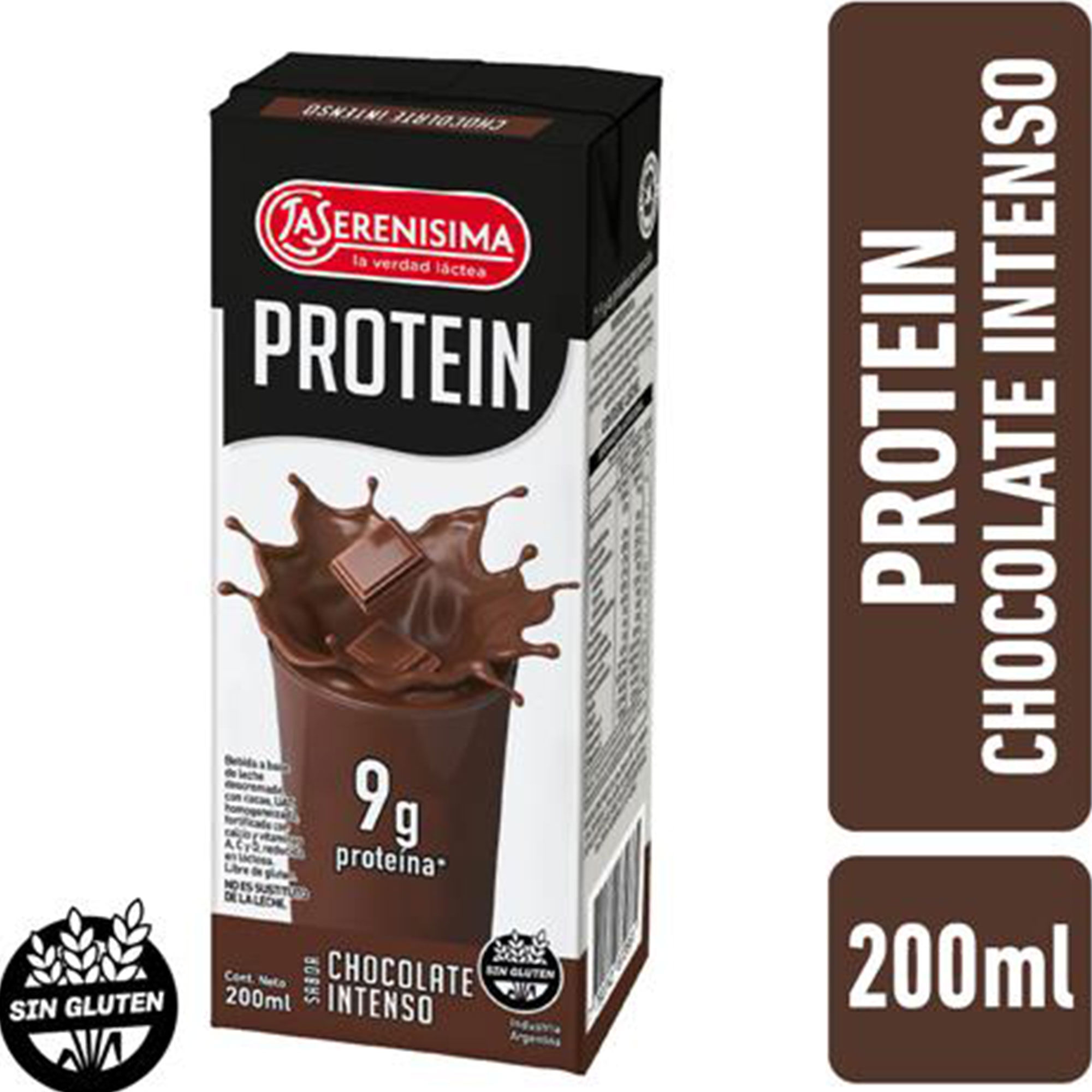 Leche La Serenísima Protein Chocolate Intenso 200 Ml