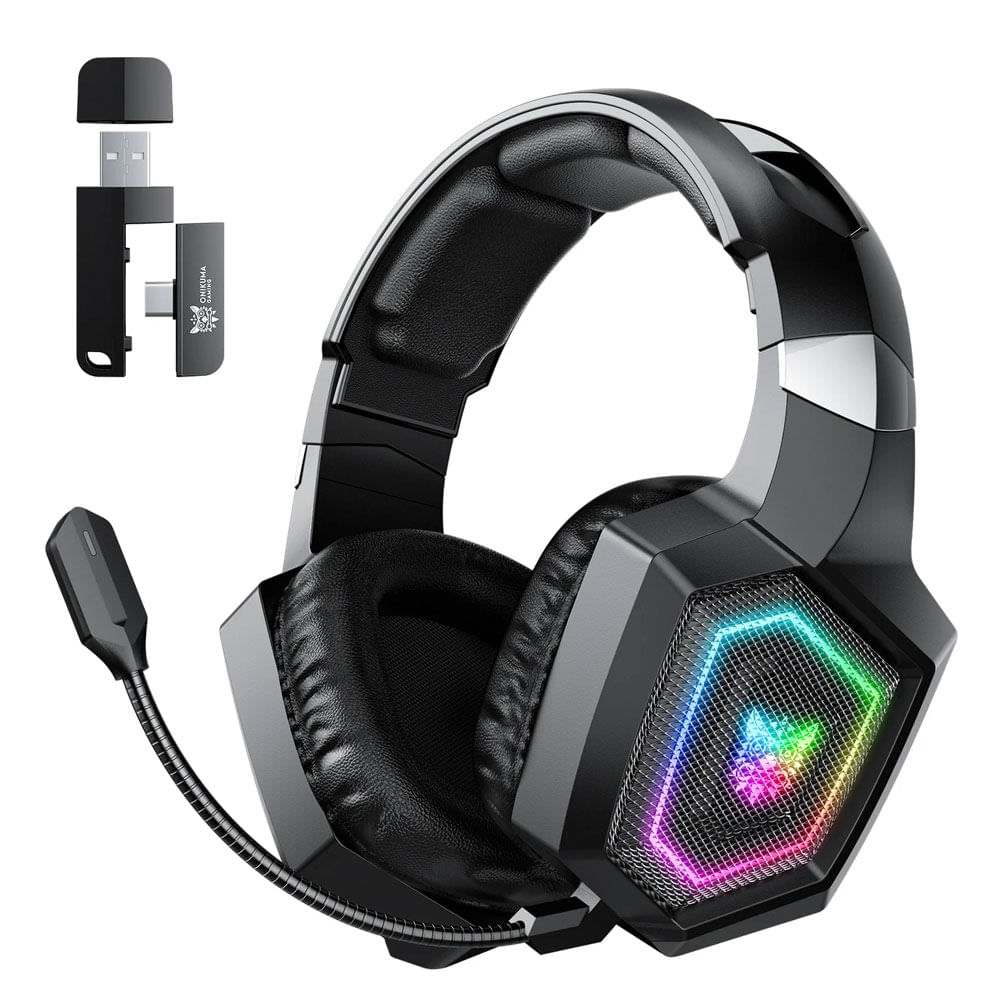 Auriculares Onikuma Gt806 Gamer Rgb MicróFono Desmontable