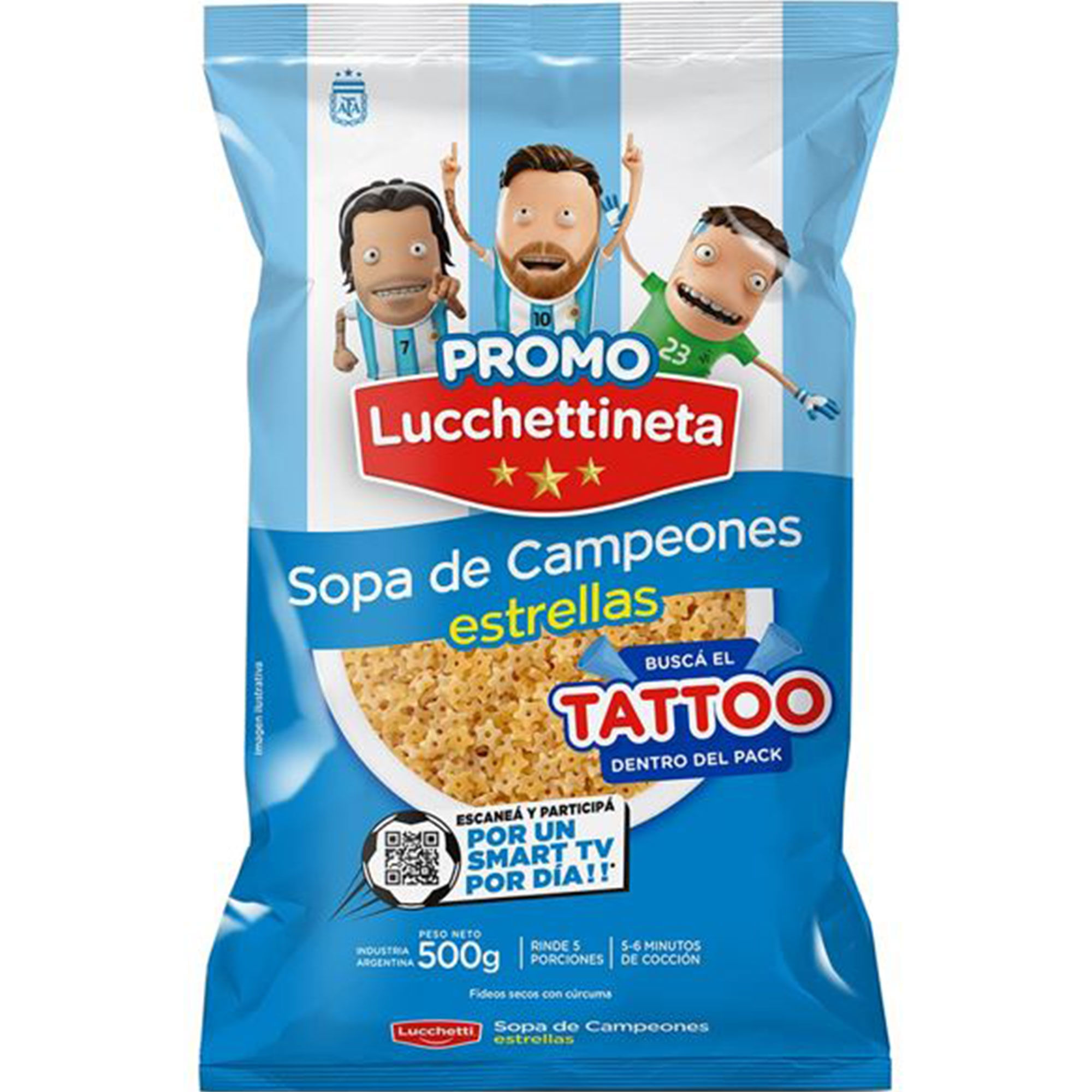 Fideos Para Sopa Lucchetti Estrella 500 G