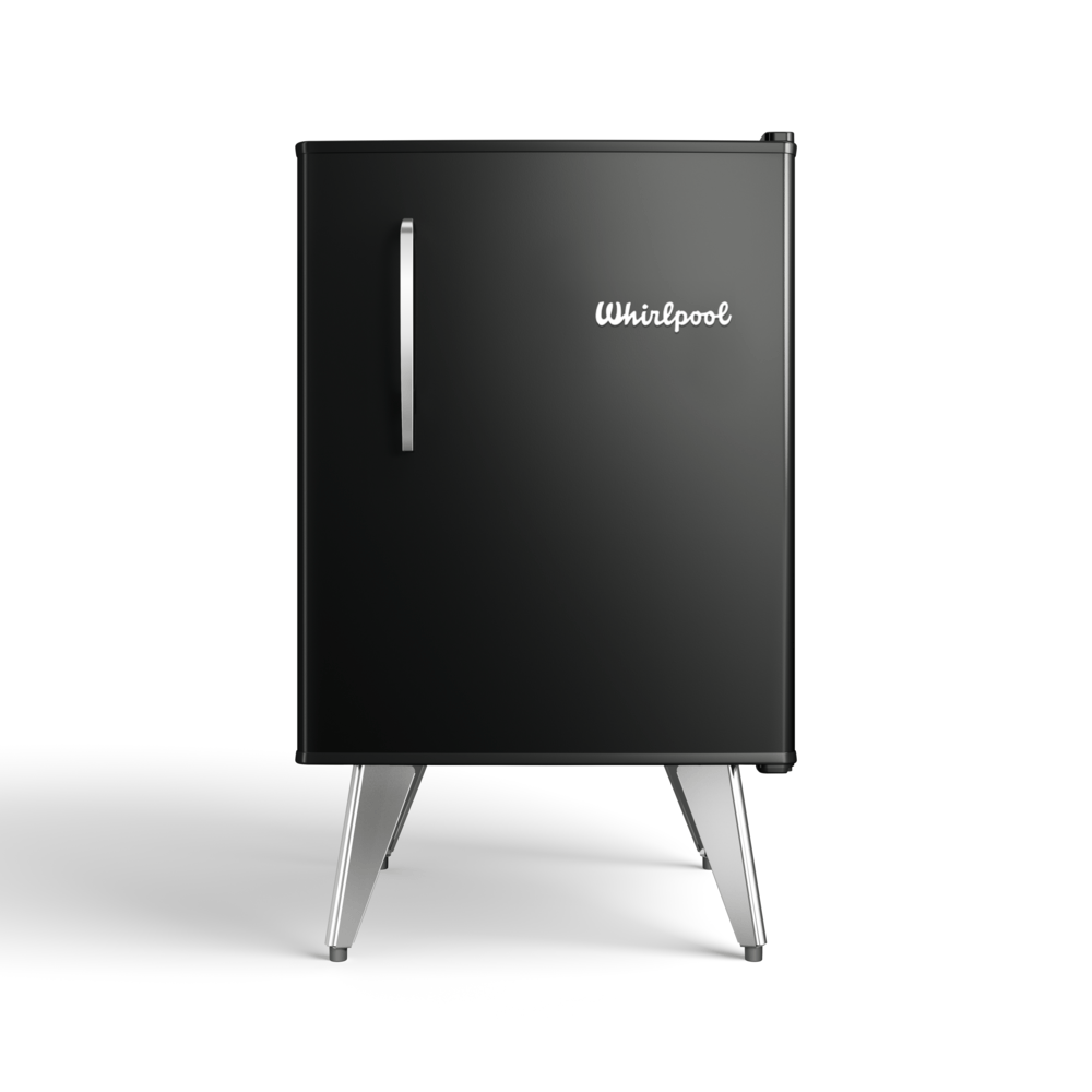 Heladera Bajo Mesada Ciclica Whirlpool Retro Wra08 76l Negro