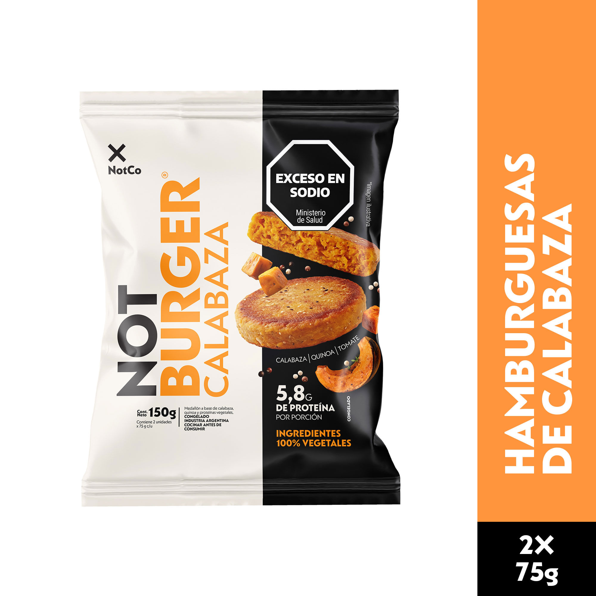 Medallones de calabaza Not Burger 2 uni