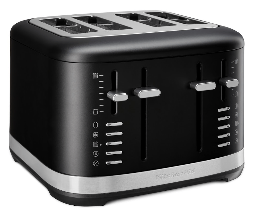 Tostadora EléCtrica De 4 Panes Black Matte