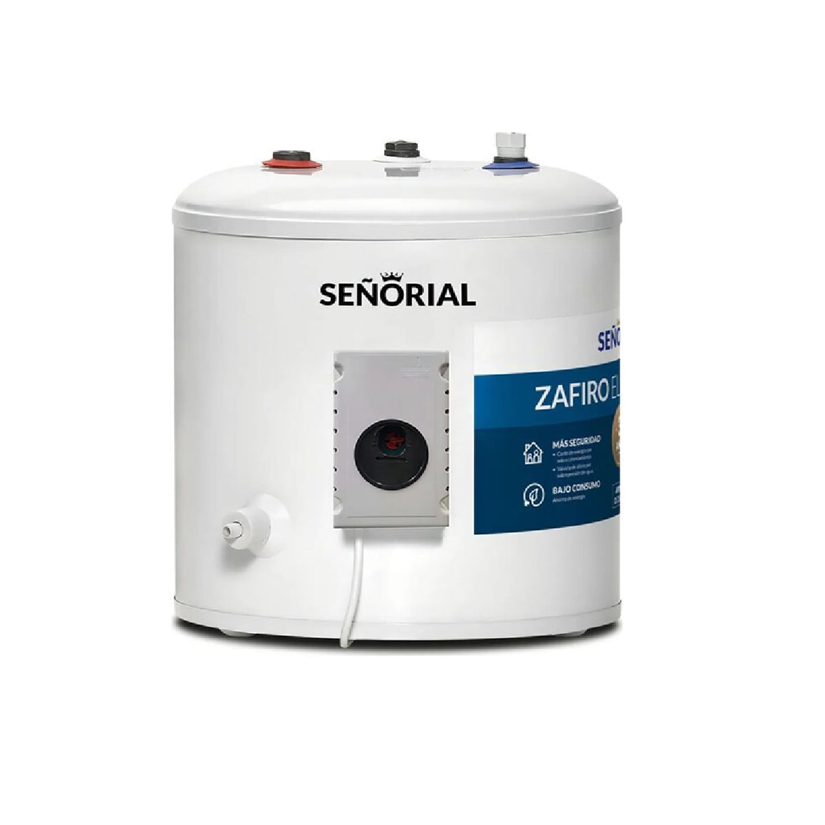 Termotanque EléCtrico SeñOrial Zafiro Teszp-40 40l Colgar Superior
