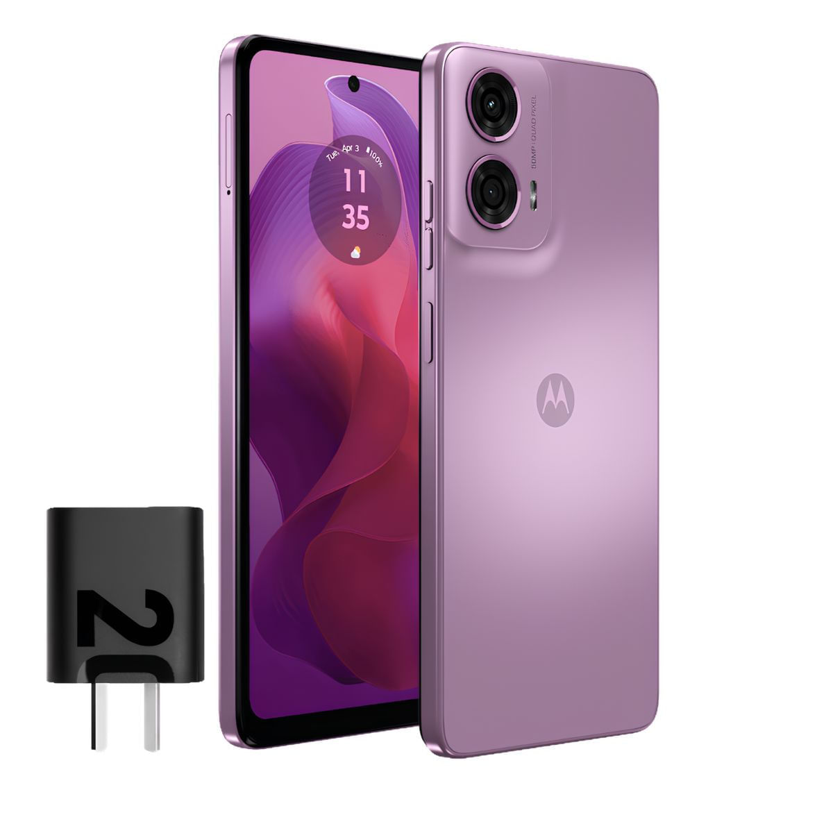 Celular Motorola Moto G24 4gb 128gb Rosa Lavanda Pb160002ar