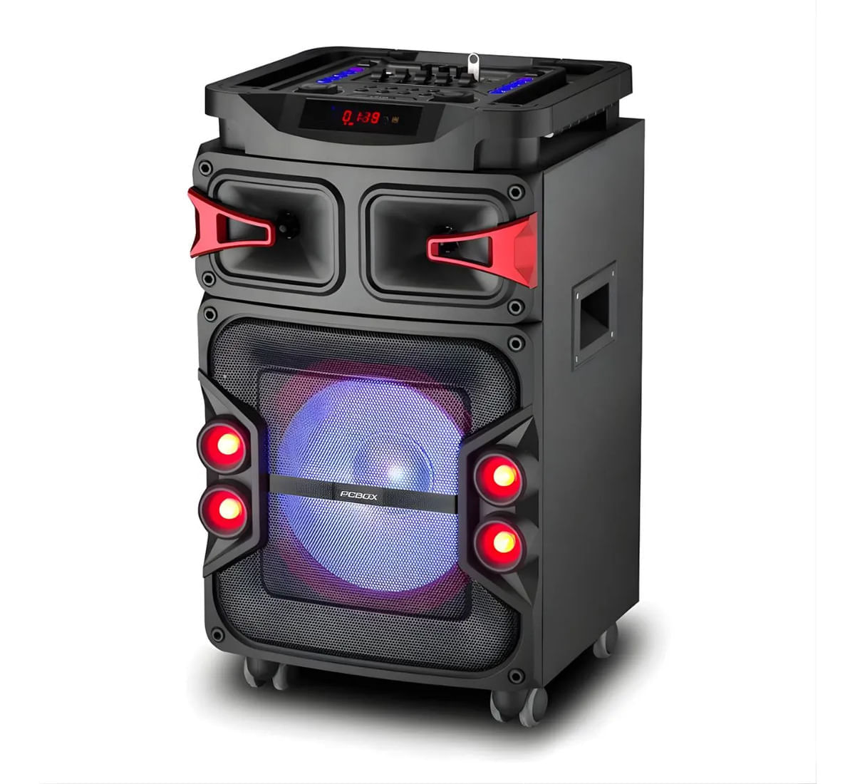 Parlante PortáTil Bluetooth Pcbox Club Pcb-Sp60bt 60w Negro
