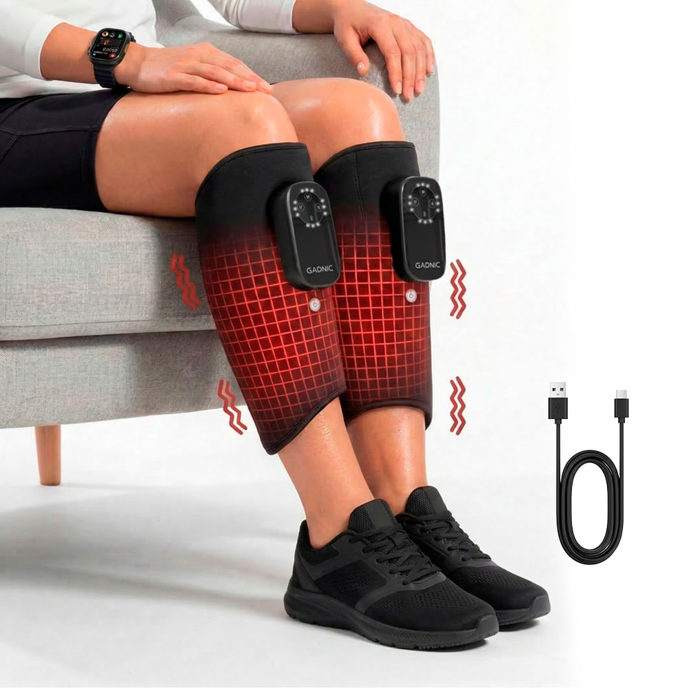 Masajeador De Piernas Electrico Gadnic Compresion Profesional 3 En 1