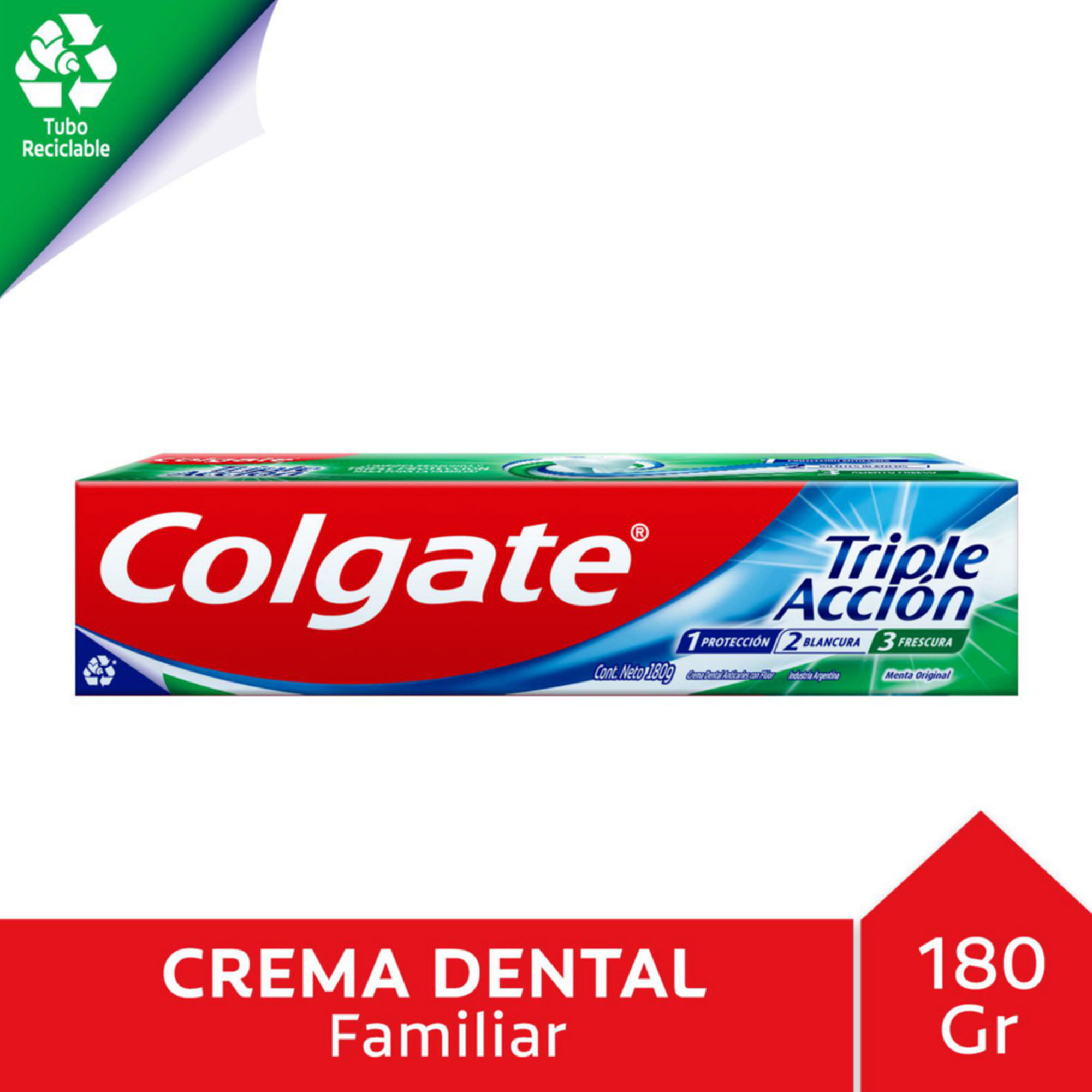 Pasta Dental Colgate Triple Acción 180 grs