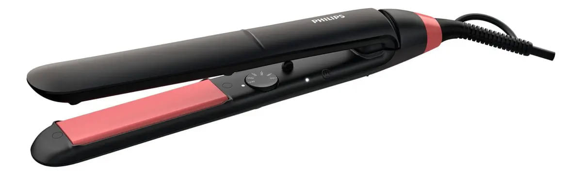 Planchita De Pelo Thermoprotect Bhs376/00 Straight Essential Negro/rosa