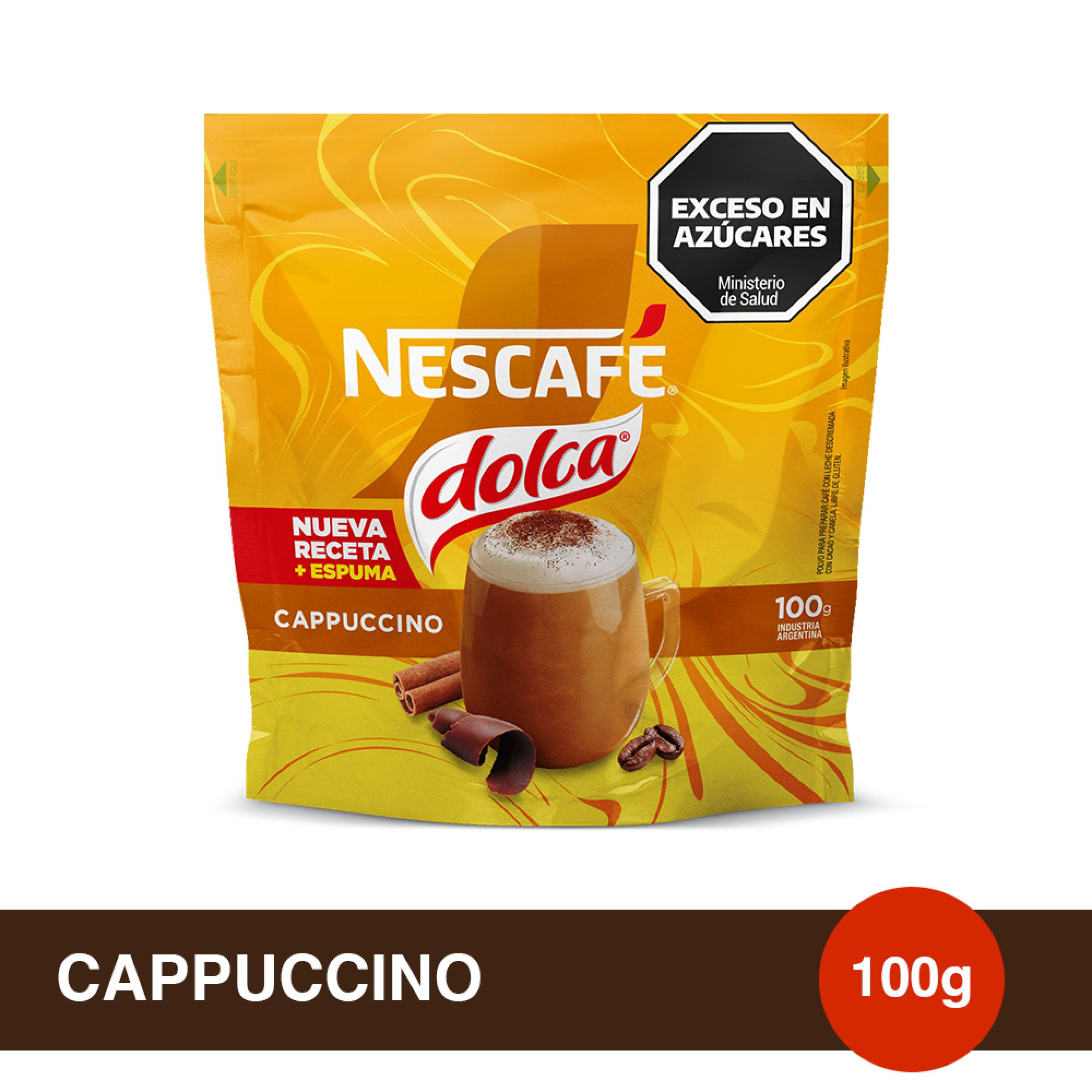 Café Instantáneo Nescafé® Dolca® Mixes Cappuccino 100 G