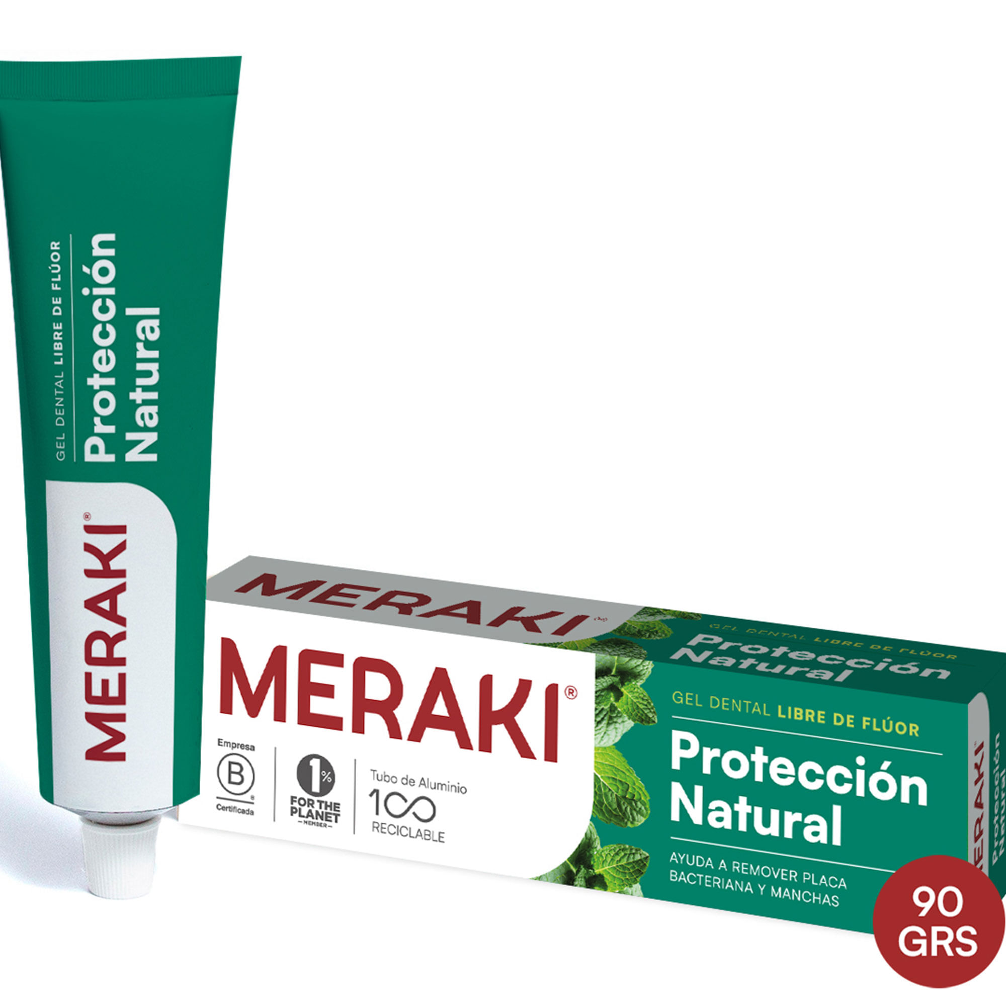 Pasta dental en gel Meraki protector natural 90 grs