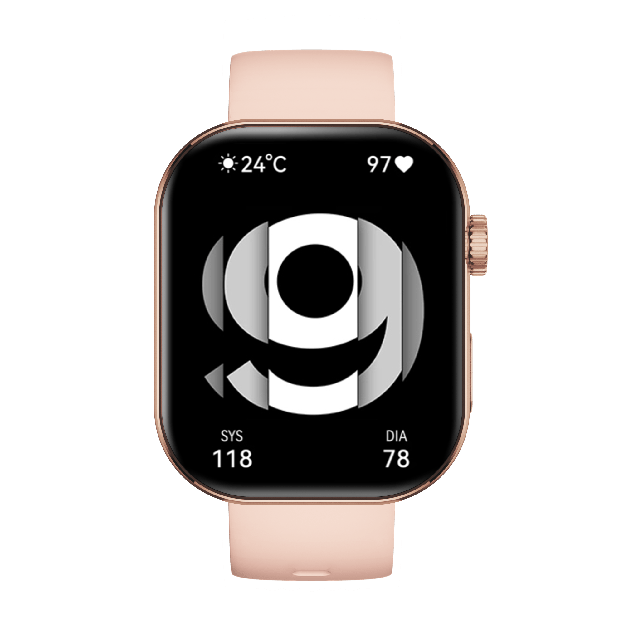 Reloj Smartwatch Noblex Rosa Android Ios Bluetooth 64mb Sw120pn