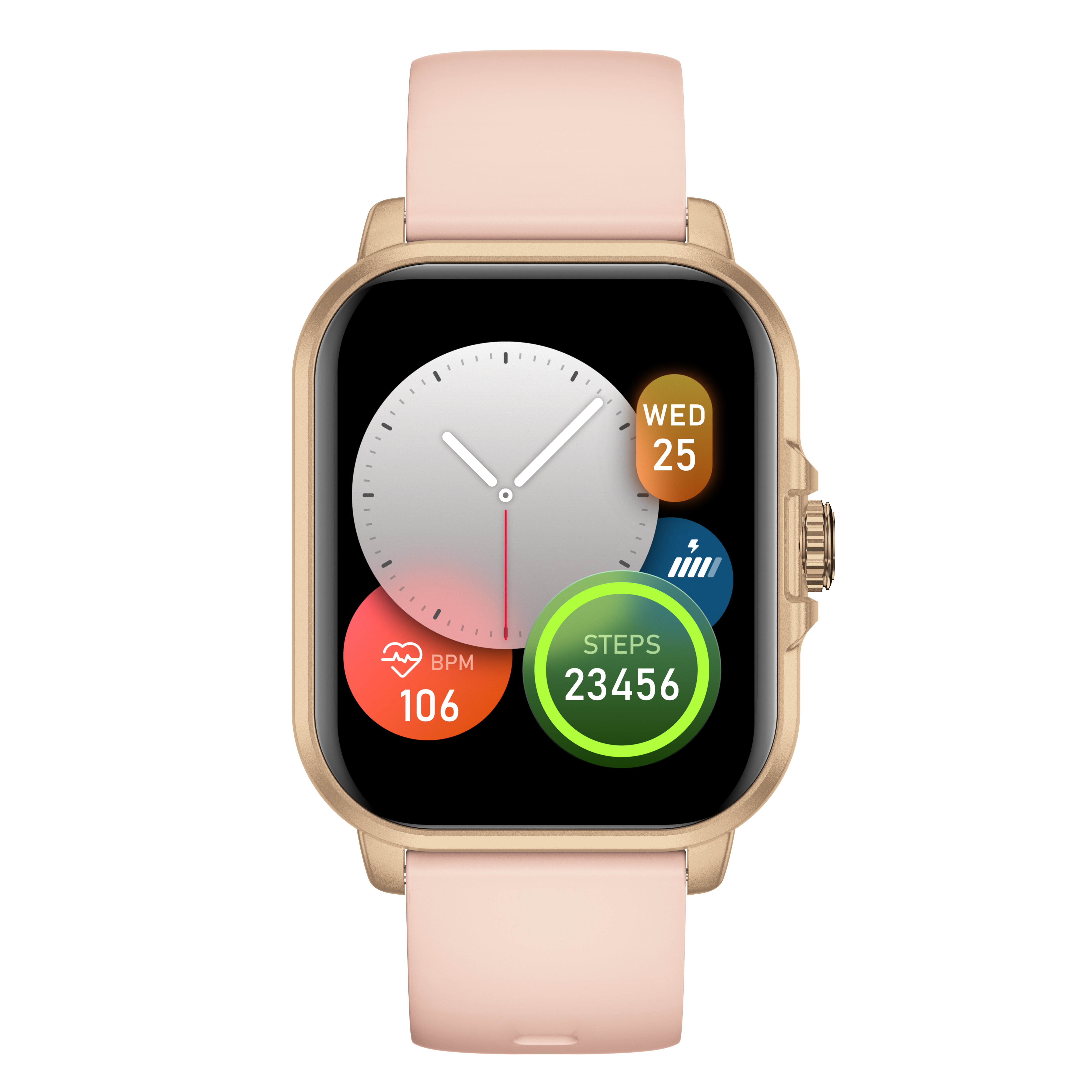 Reloj Smartwatch Sansei Rosa Android Ios Bluetooth 64mb S40swpn