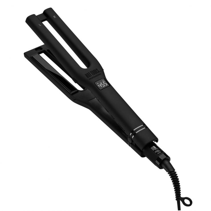 Plancha De Pelo Hot Tools Doble Placa De Oro Negra Ht1122bgla2av1