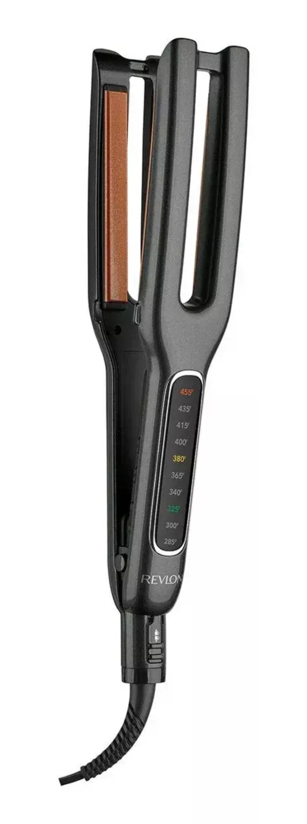 Planchita De Pelo 4 Placas Double Straight Revlon Negro Rvst2204la2av1