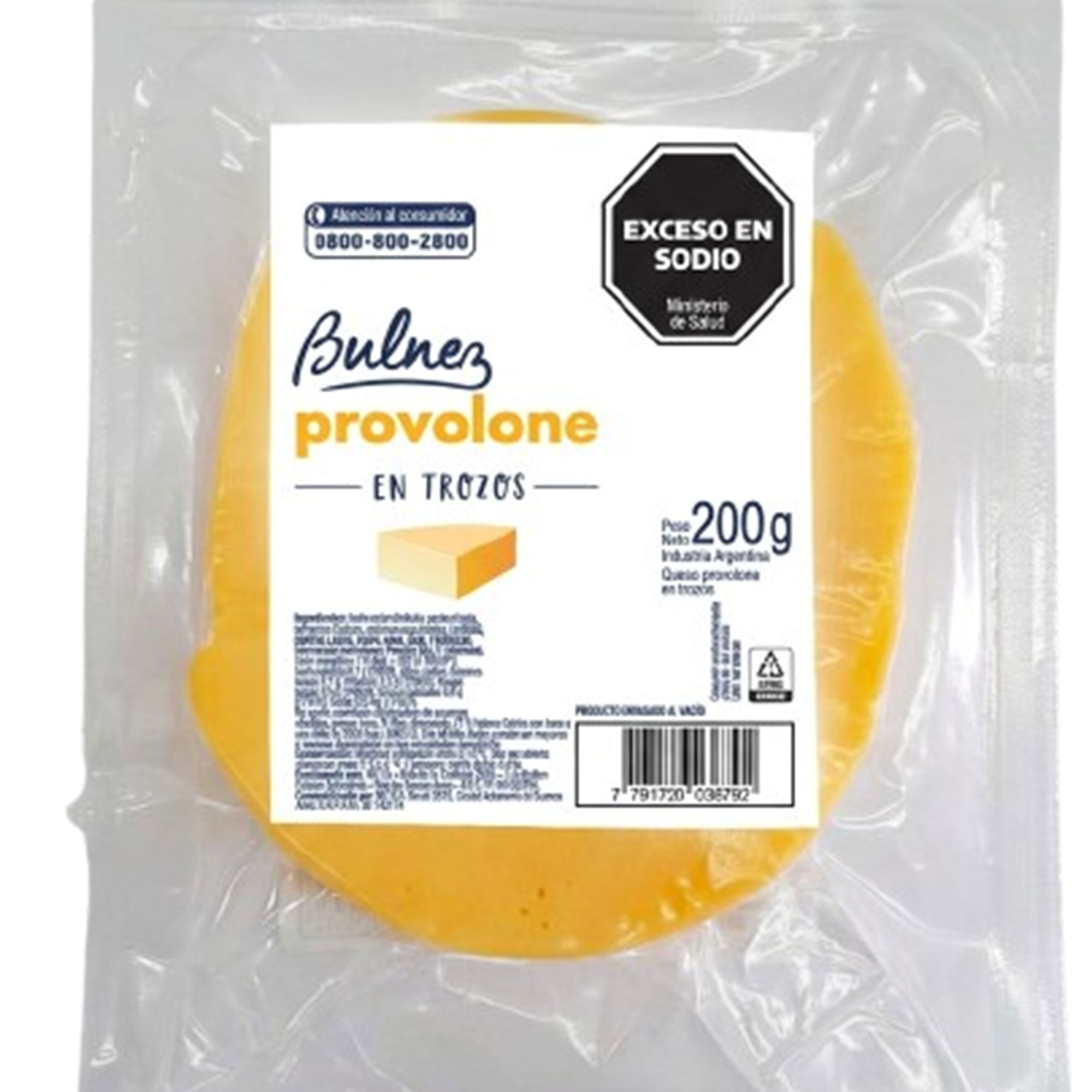 Queso provolone en trozo Bulnez 200 grs