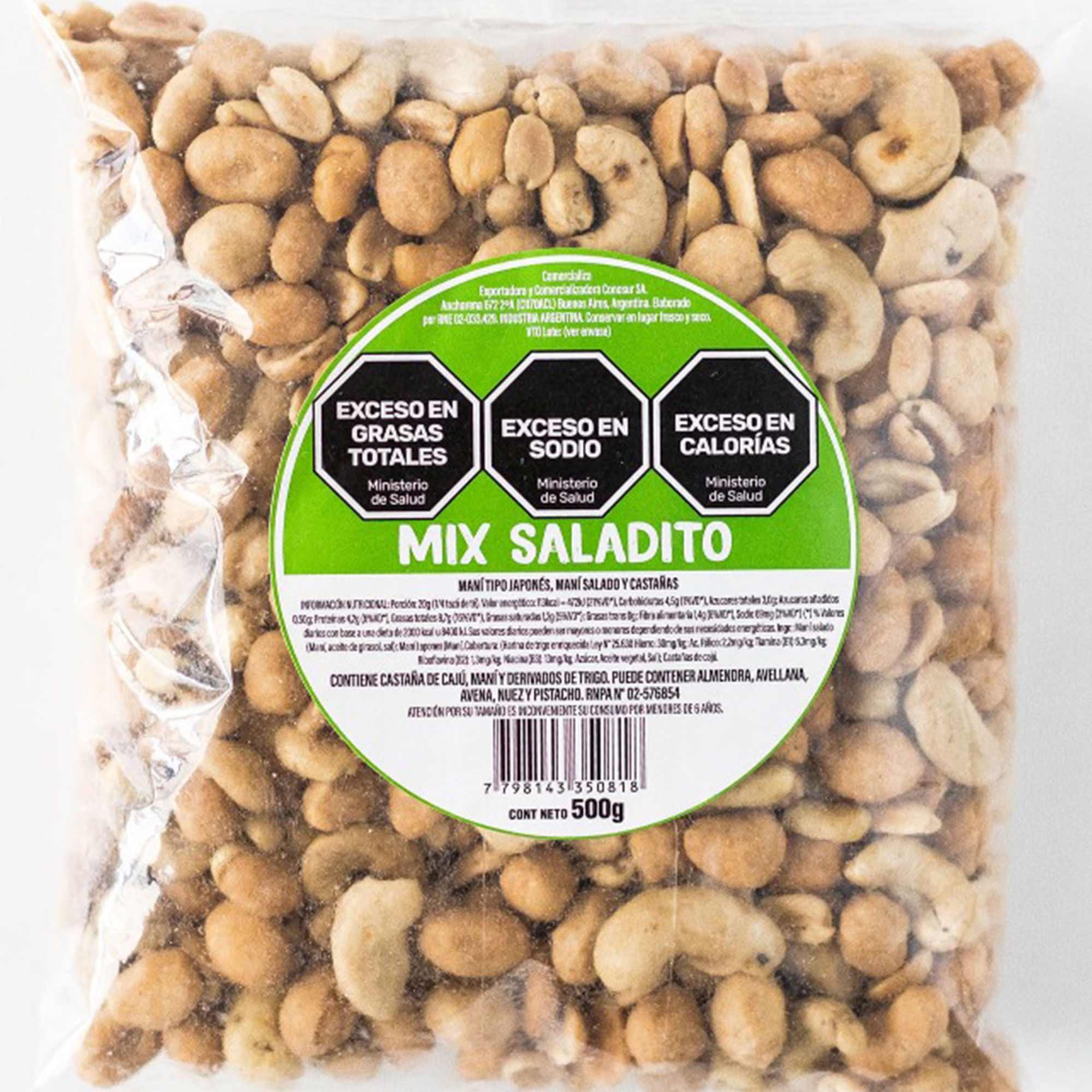 Mix saladito 500 g.