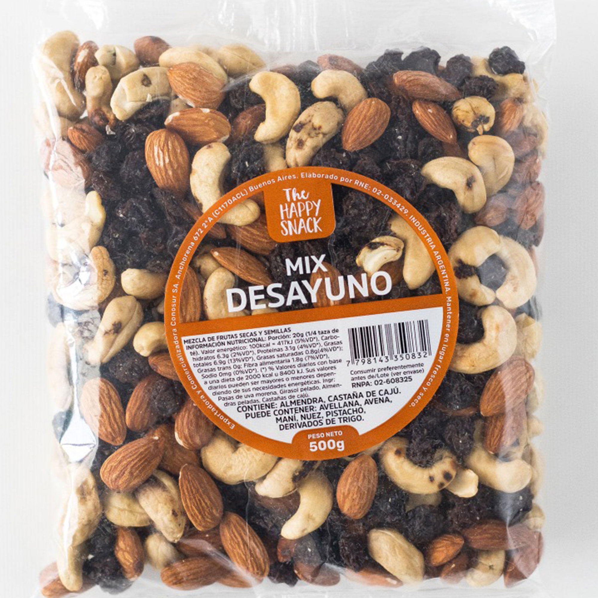Mix desayuno 500 g.