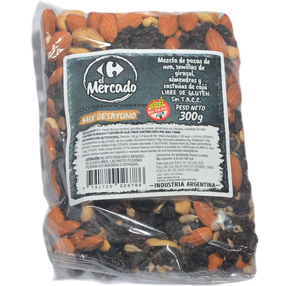 Mix Desayuno El Mercado 300 grs