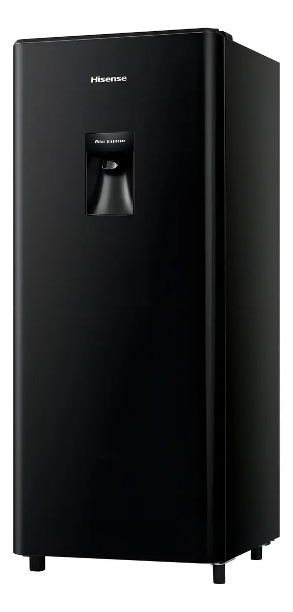 Heladera Hisense Single Door Rl230wb 177l Dispenser De Agua Negro