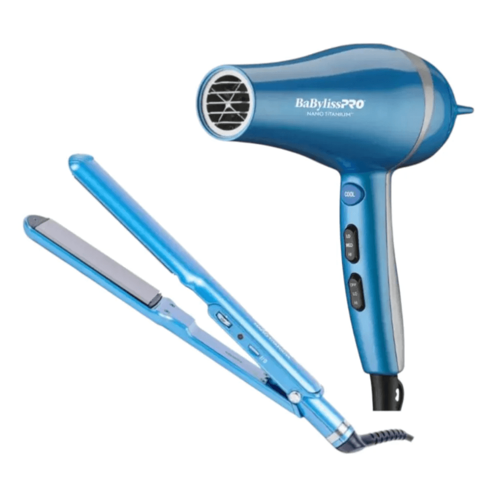 Babyliss Kit Planchita 9559 + Secador Ionic 2000 Profesional