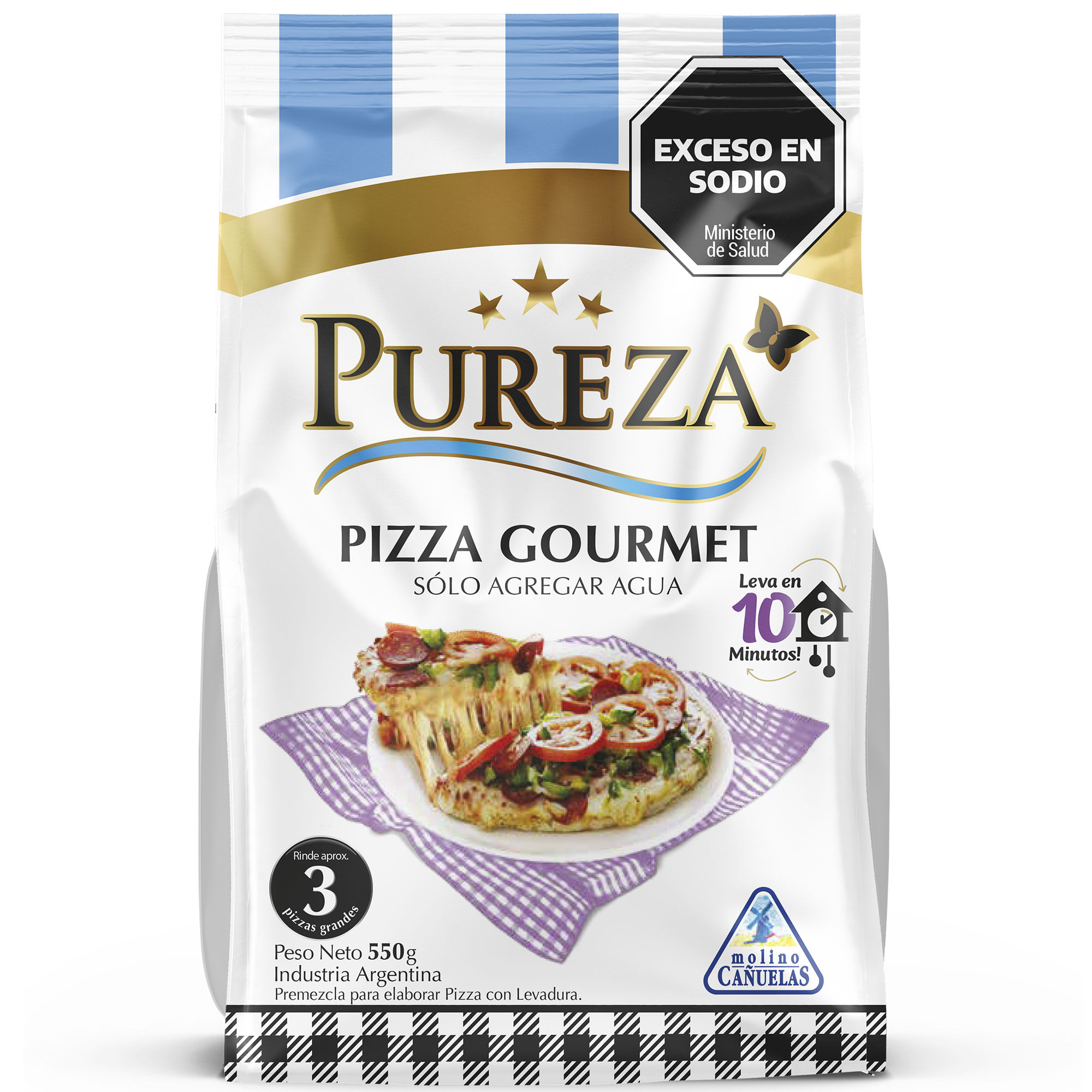Premezcla Clásica Pureza Pizza Gourmet 550 Gr